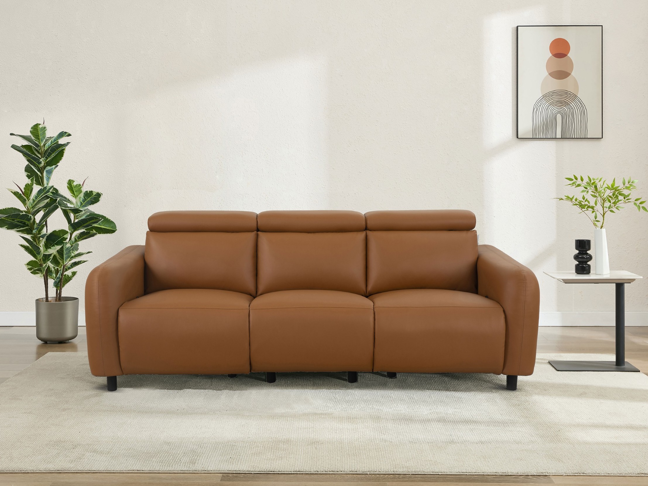 Canapea recliner Denton 1511 (Portocaliu)