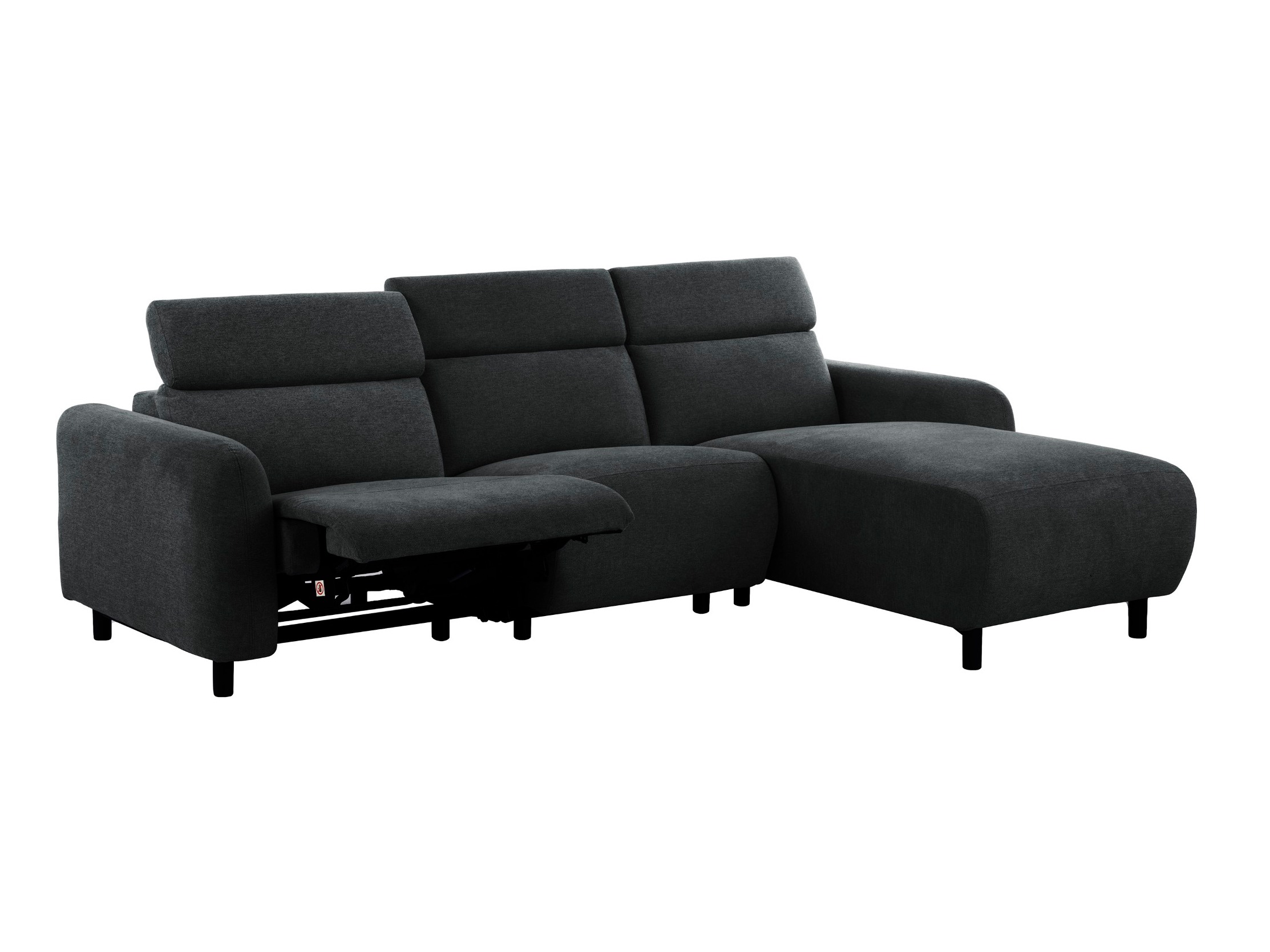 Colțar cu recliner Denton 1510 (Antracit)