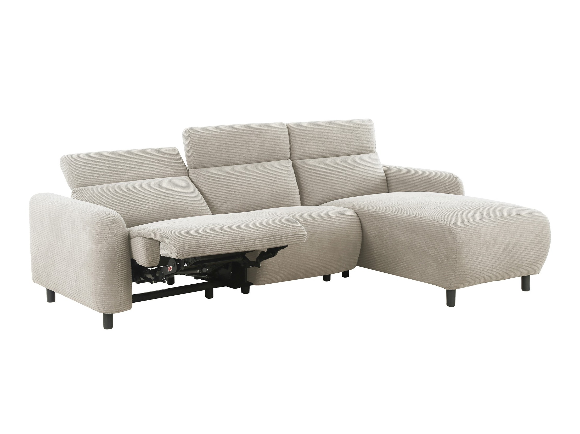 Colțar cu recliner Denton 1510 (Crem)