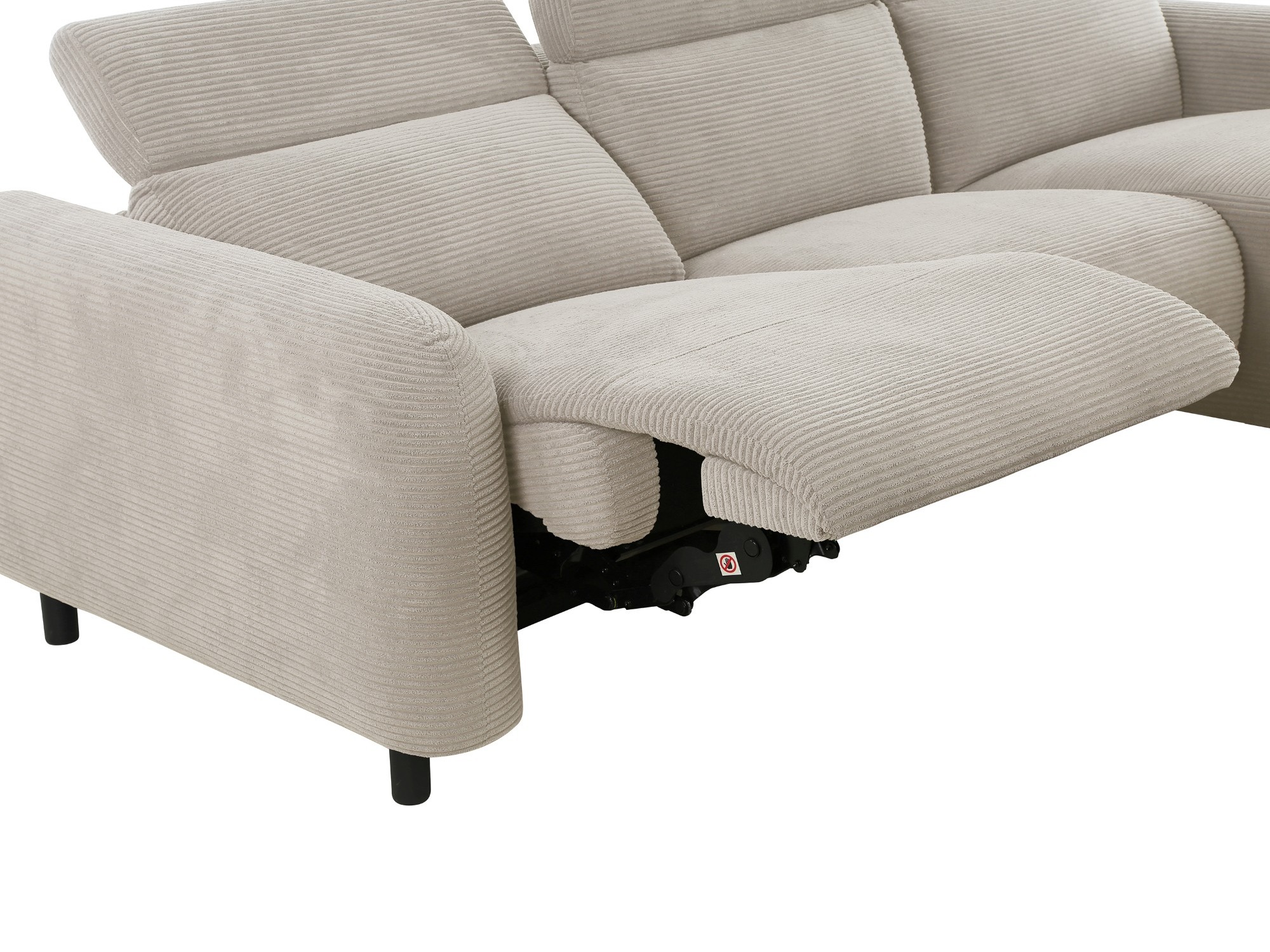Colțar cu recliner Denton 1510 (Crem)