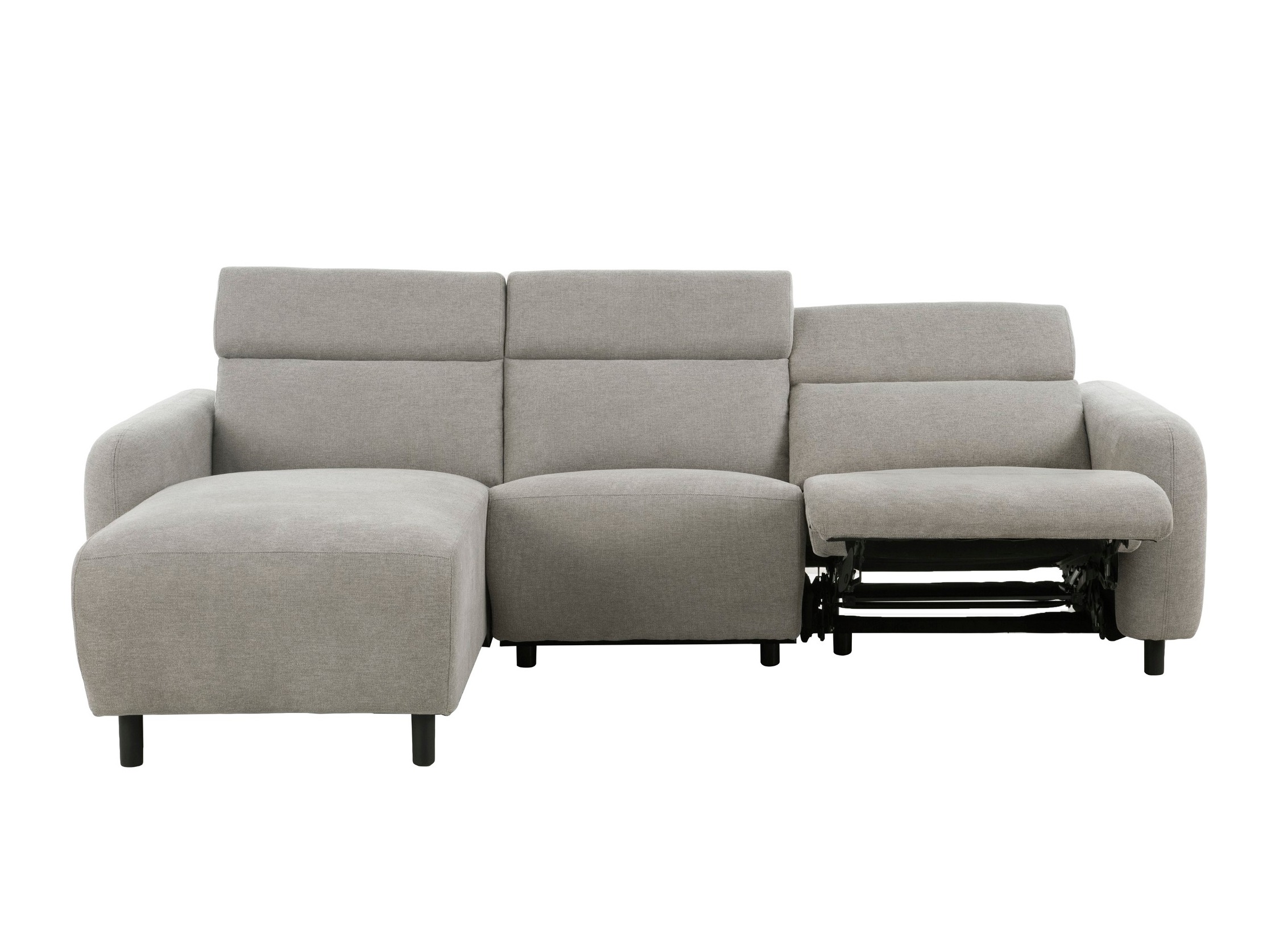 Colțar cu recliner Denton 1510 (Gri deschis)