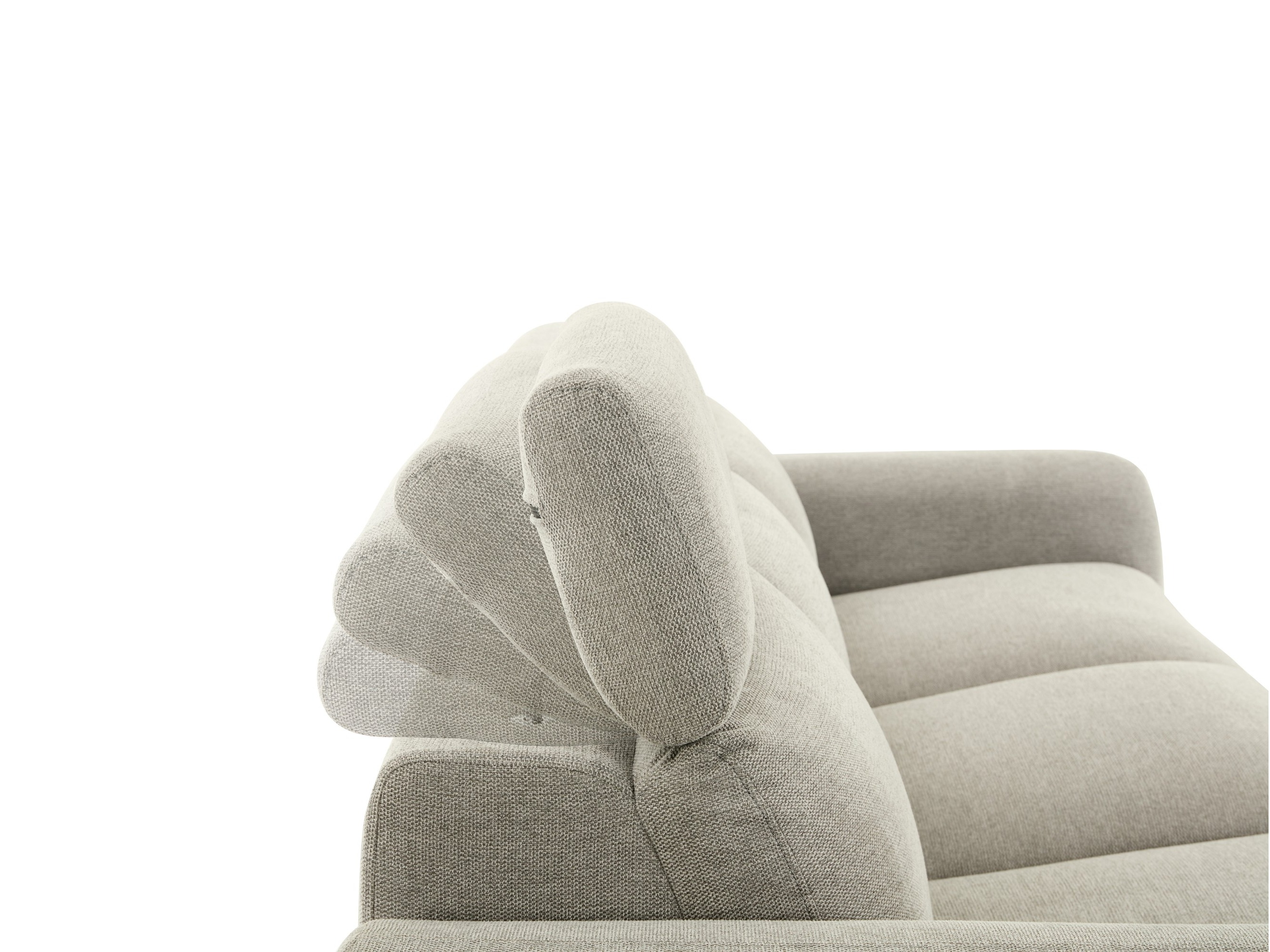 Colțar cu recliner Denton 1510 (Gri deschis)