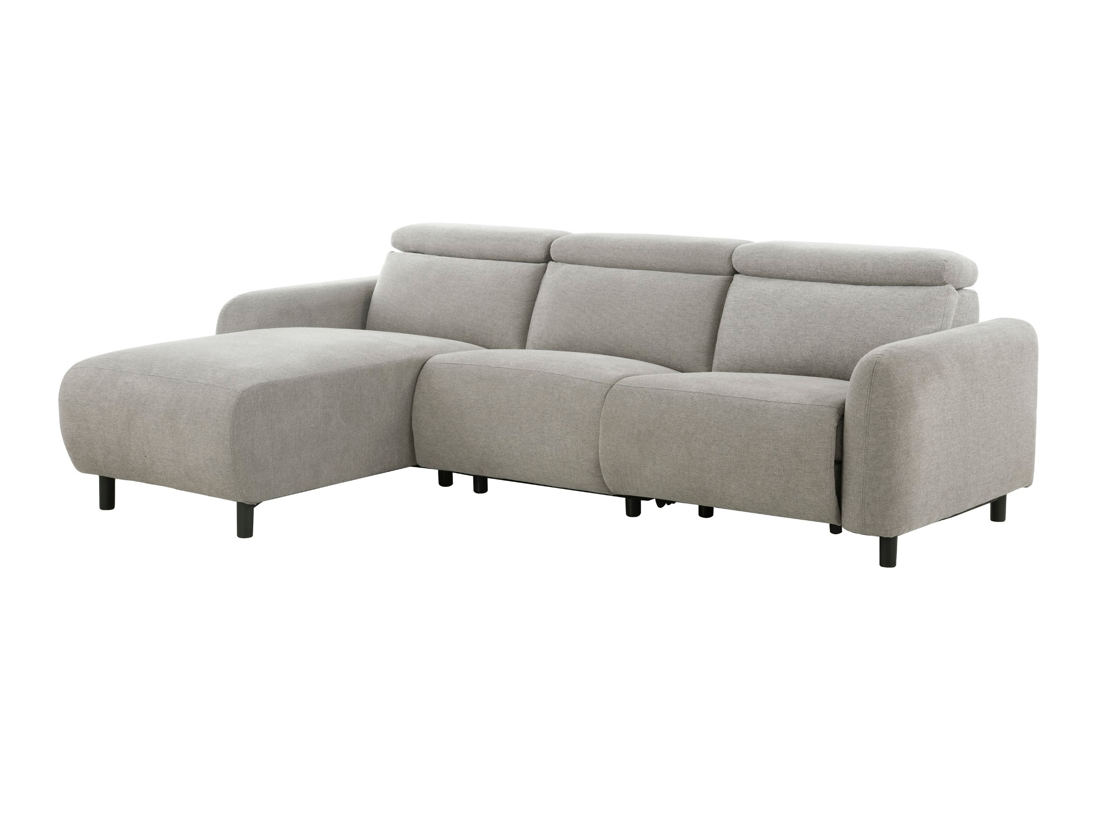 Colțar cu recliner Denton 1510 (Gri deschis)