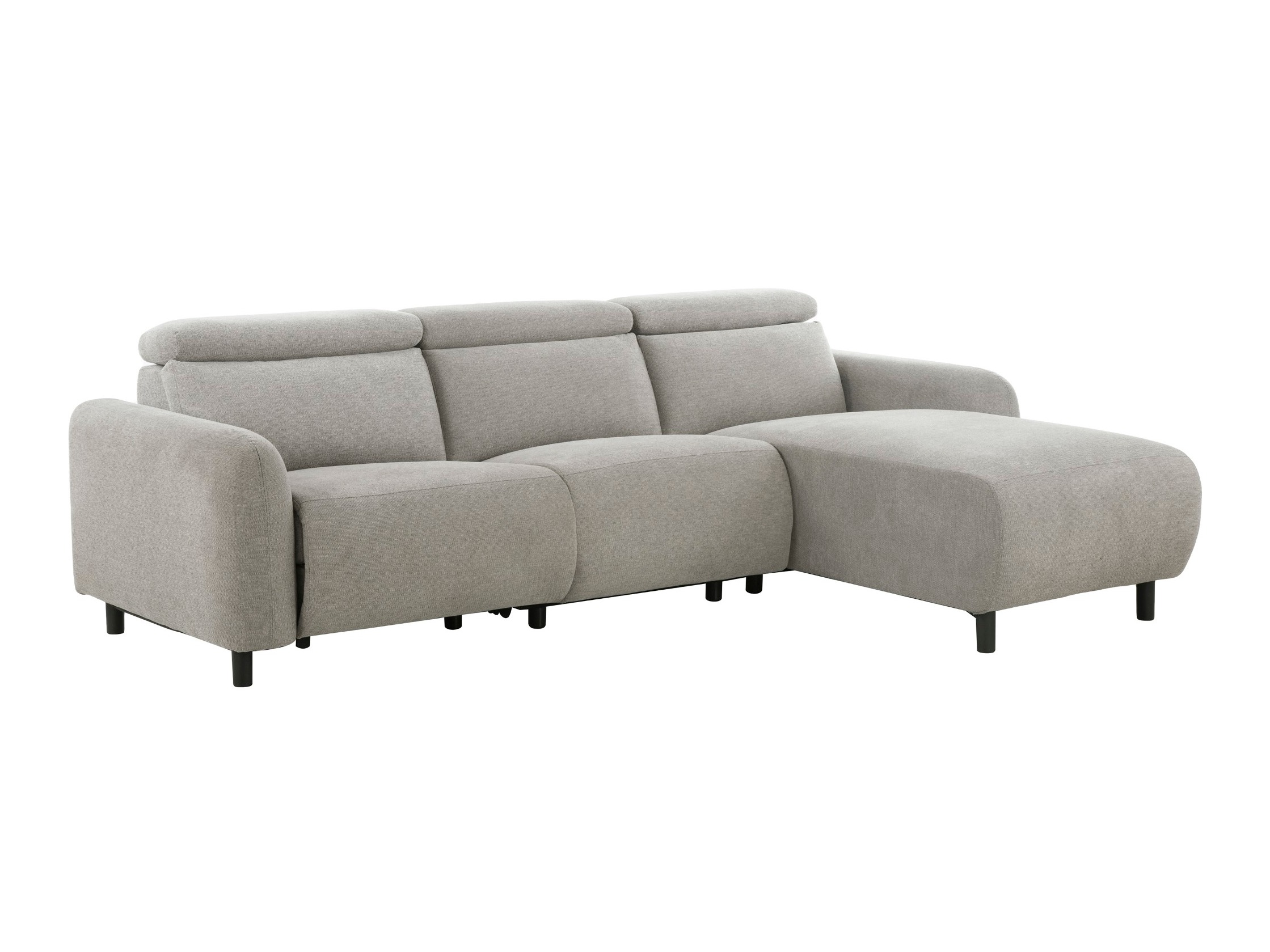 Colțar cu recliner Denton 1510 (Gri deschis)
