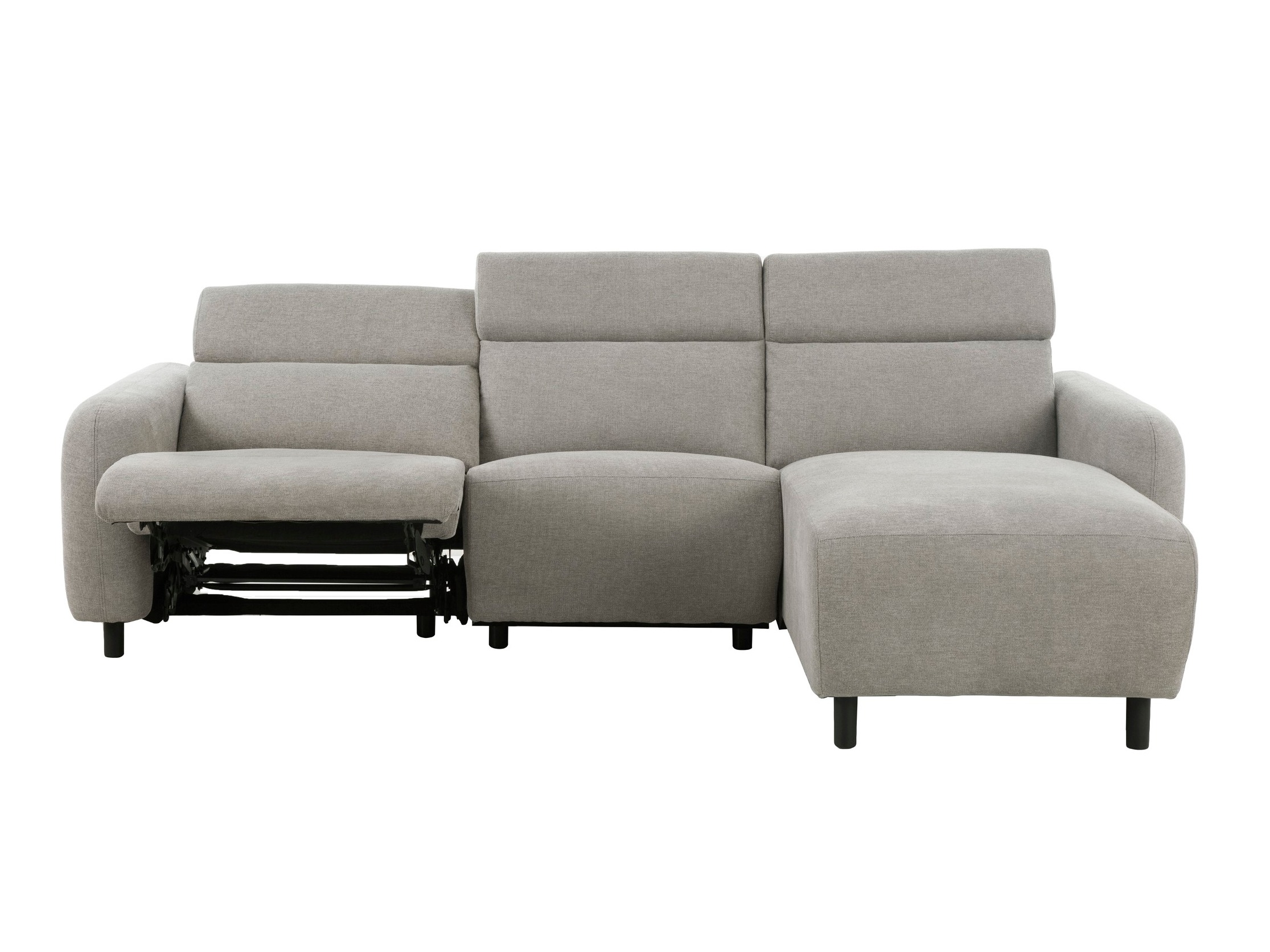Colțar cu recliner Denton 1510 (Gri deschis)