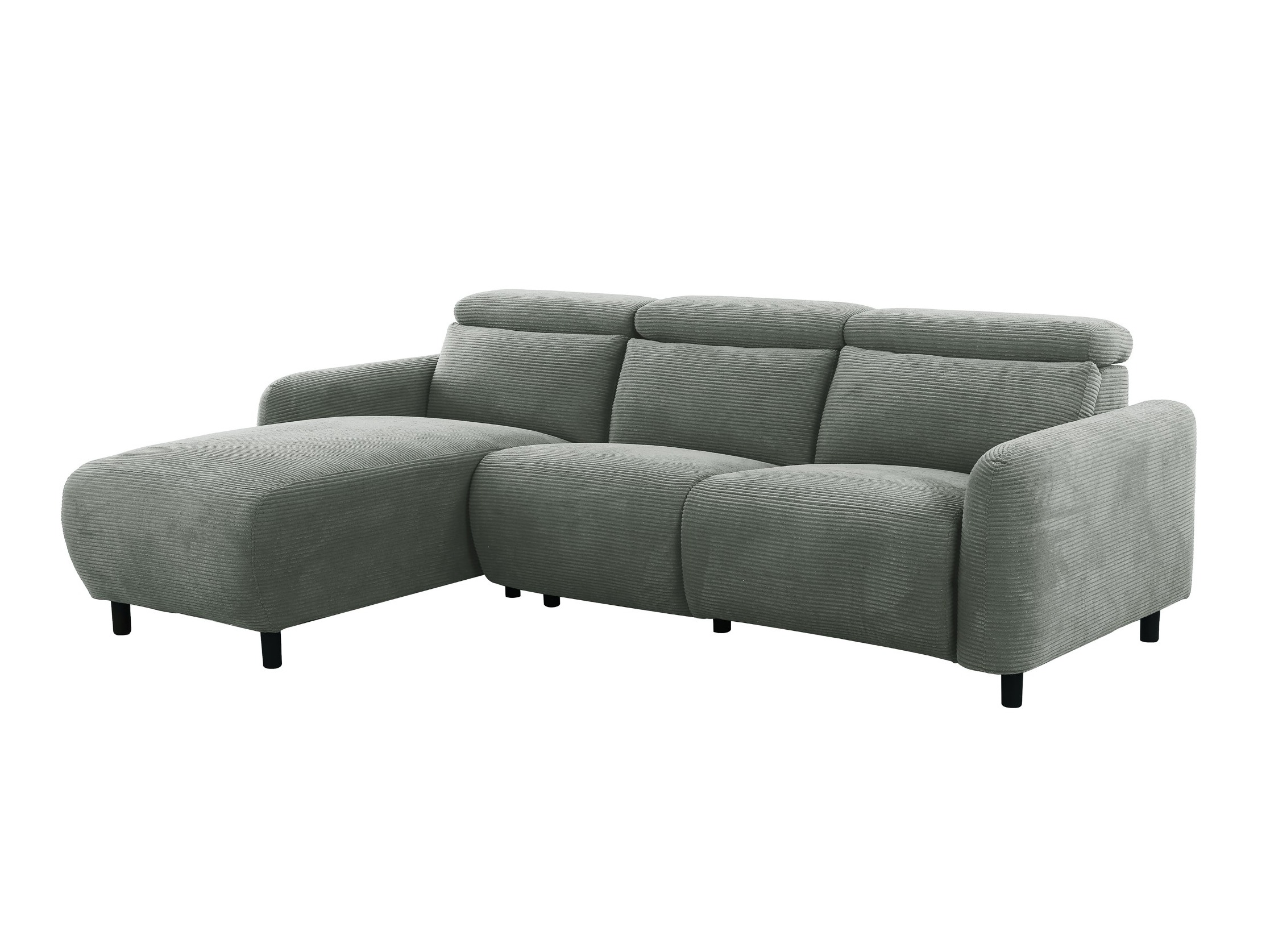 Colțar cu recliner Denton 1510 (Gri)