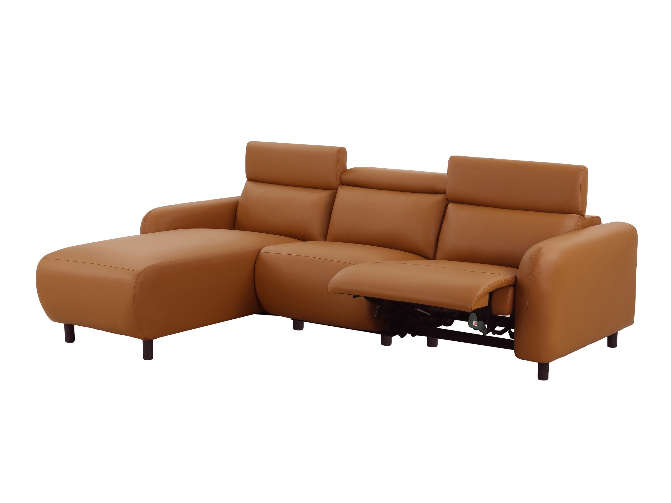 Colțar cu recliner Denton 1510 (Portocaliu)