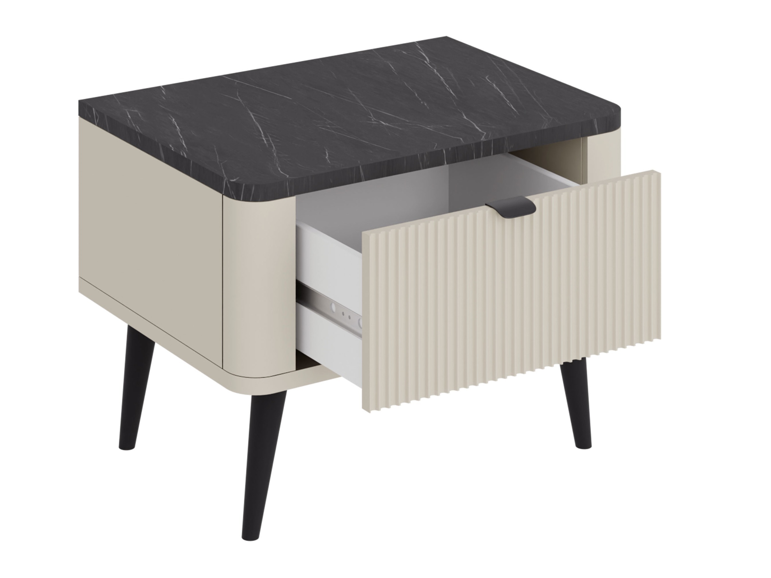 Noptieră Lufela 116 (Cașmir + Nuc)