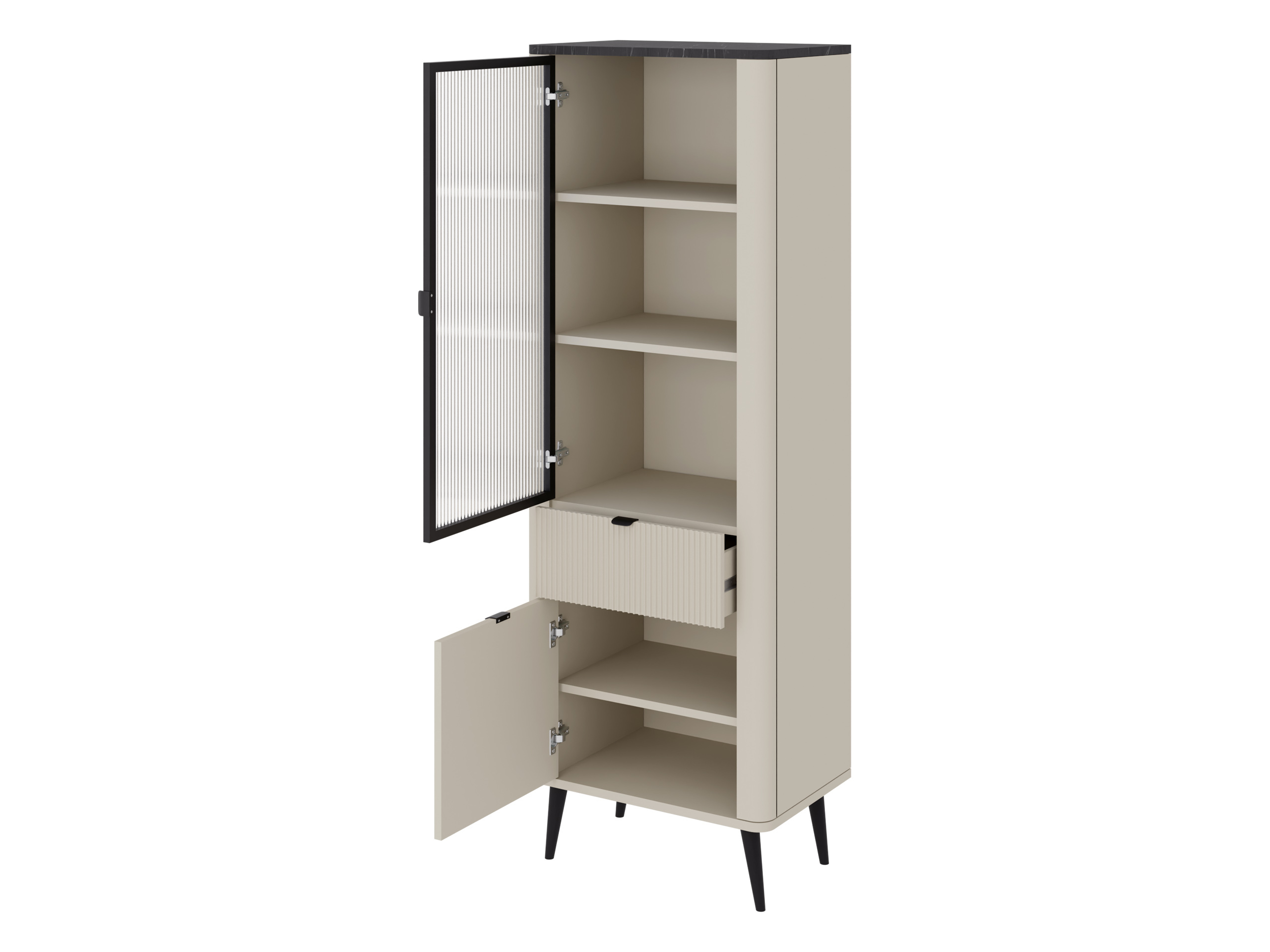 Set de living Lufela 121 (Cașmir + Nuc)