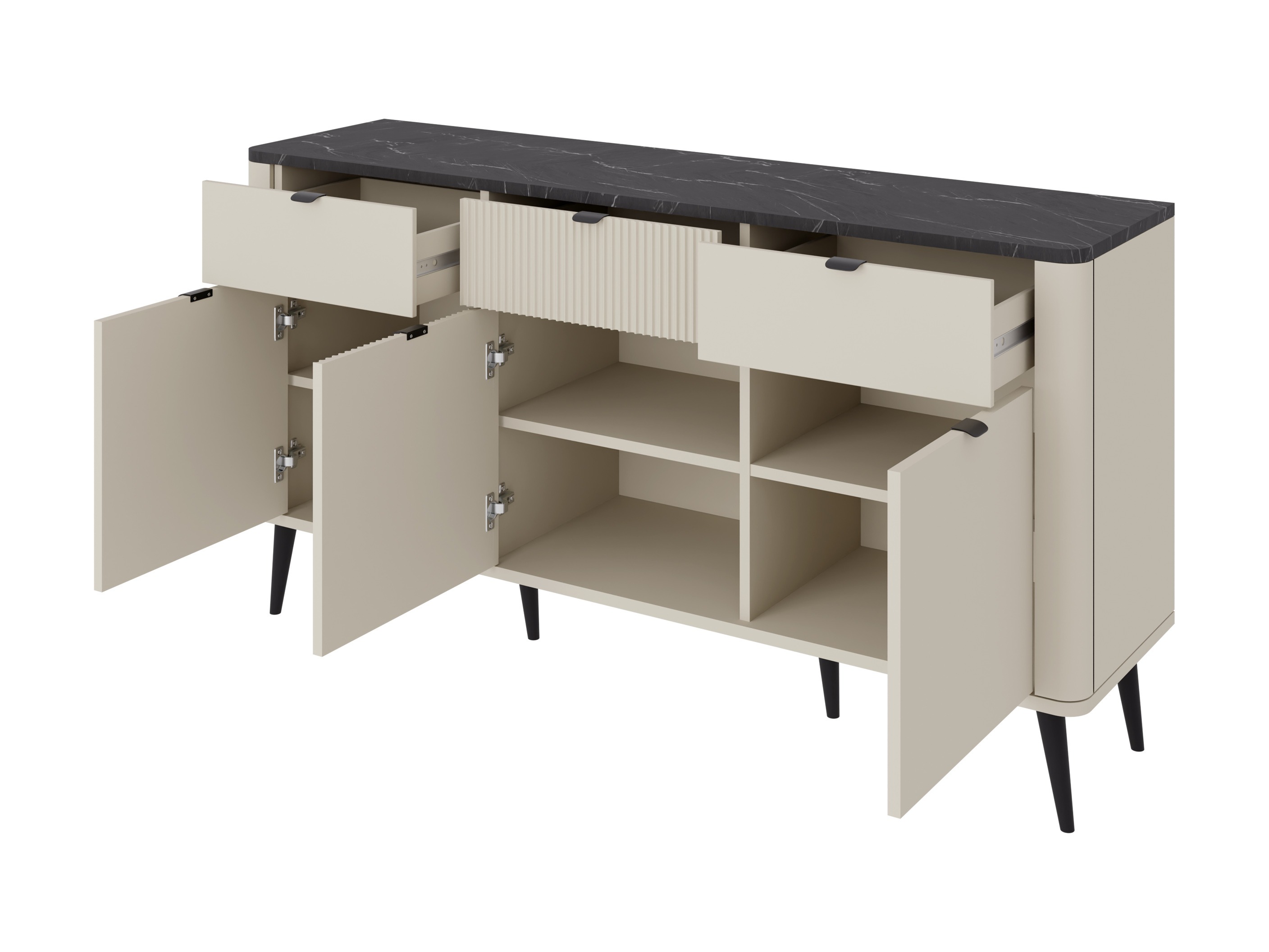 Set de living Lufela 122 (Cașmir + Nuc)