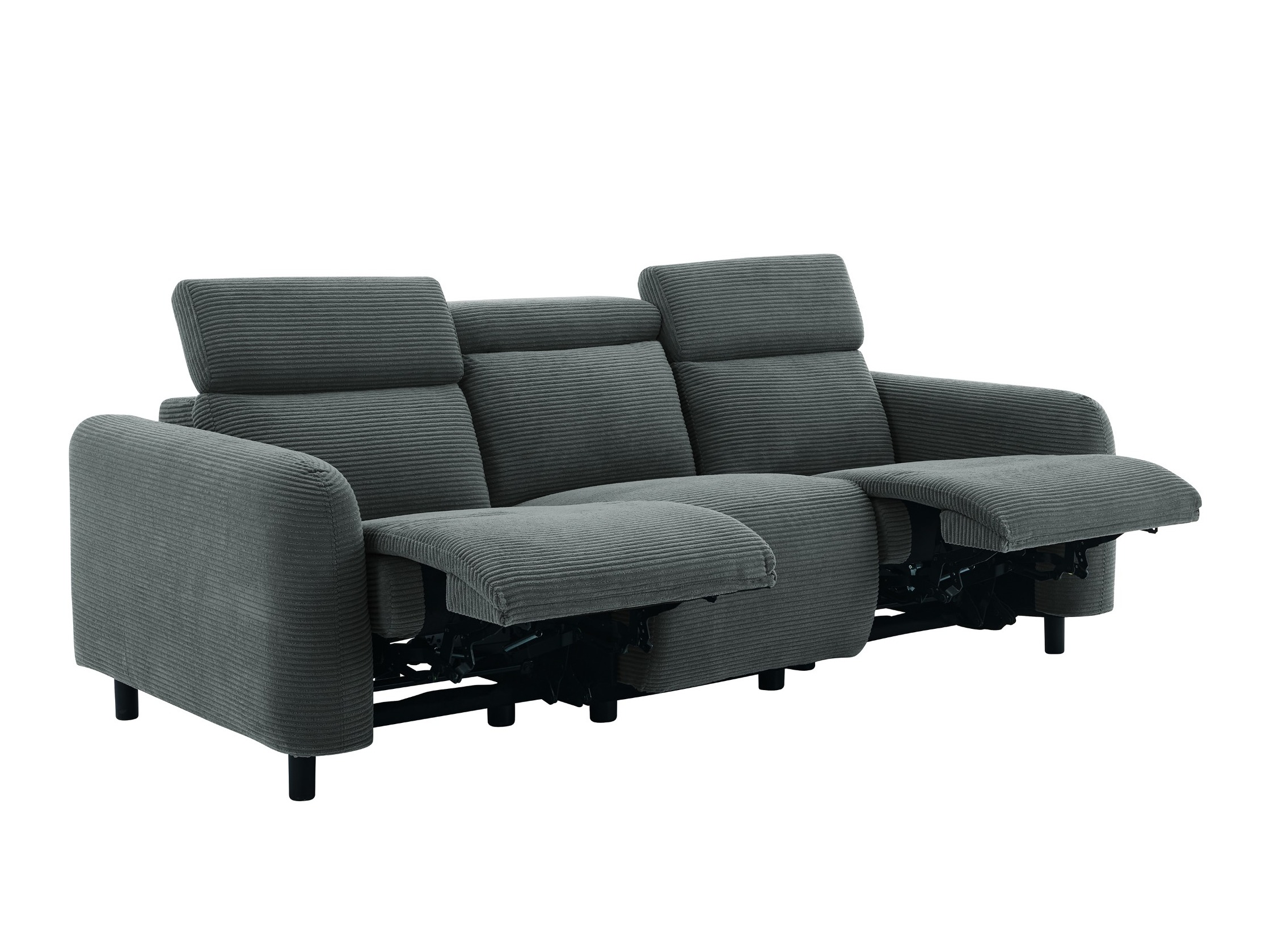 Canapea recliner Denton 1511 (Gri inchis)