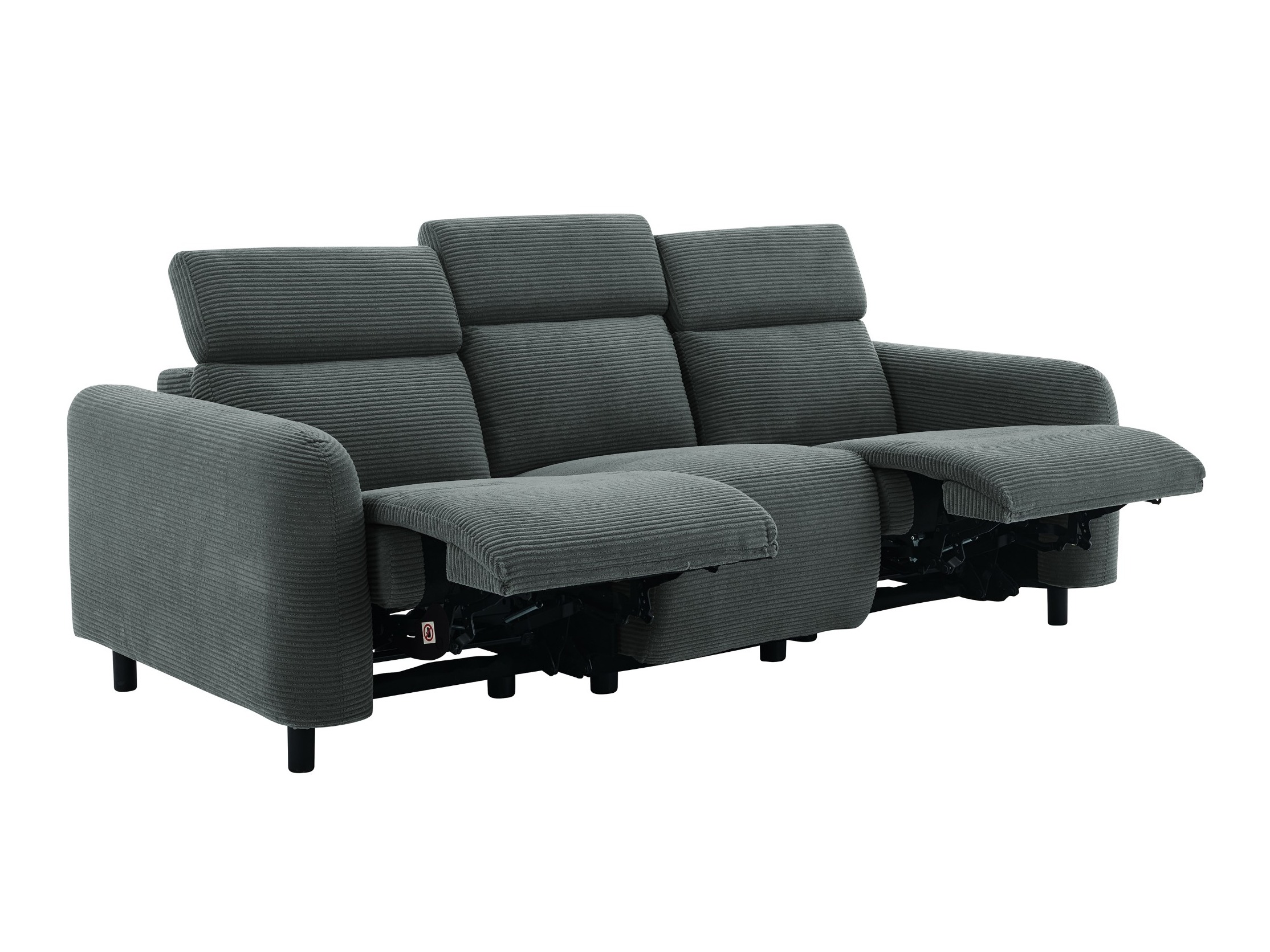 Canapea recliner Denton 1511 (Gri inchis)