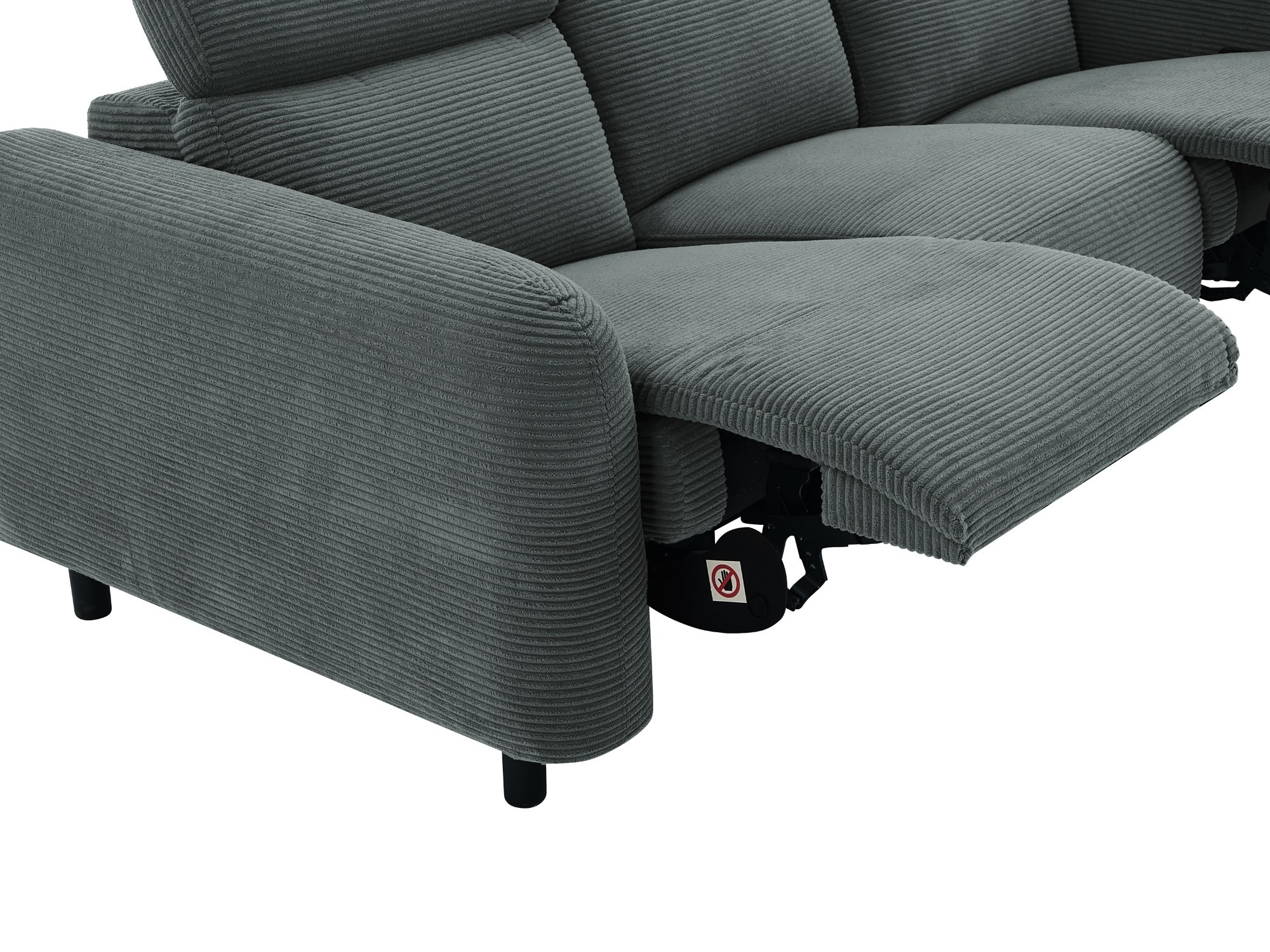 Canapea recliner Denton 1511 (Gri inchis)