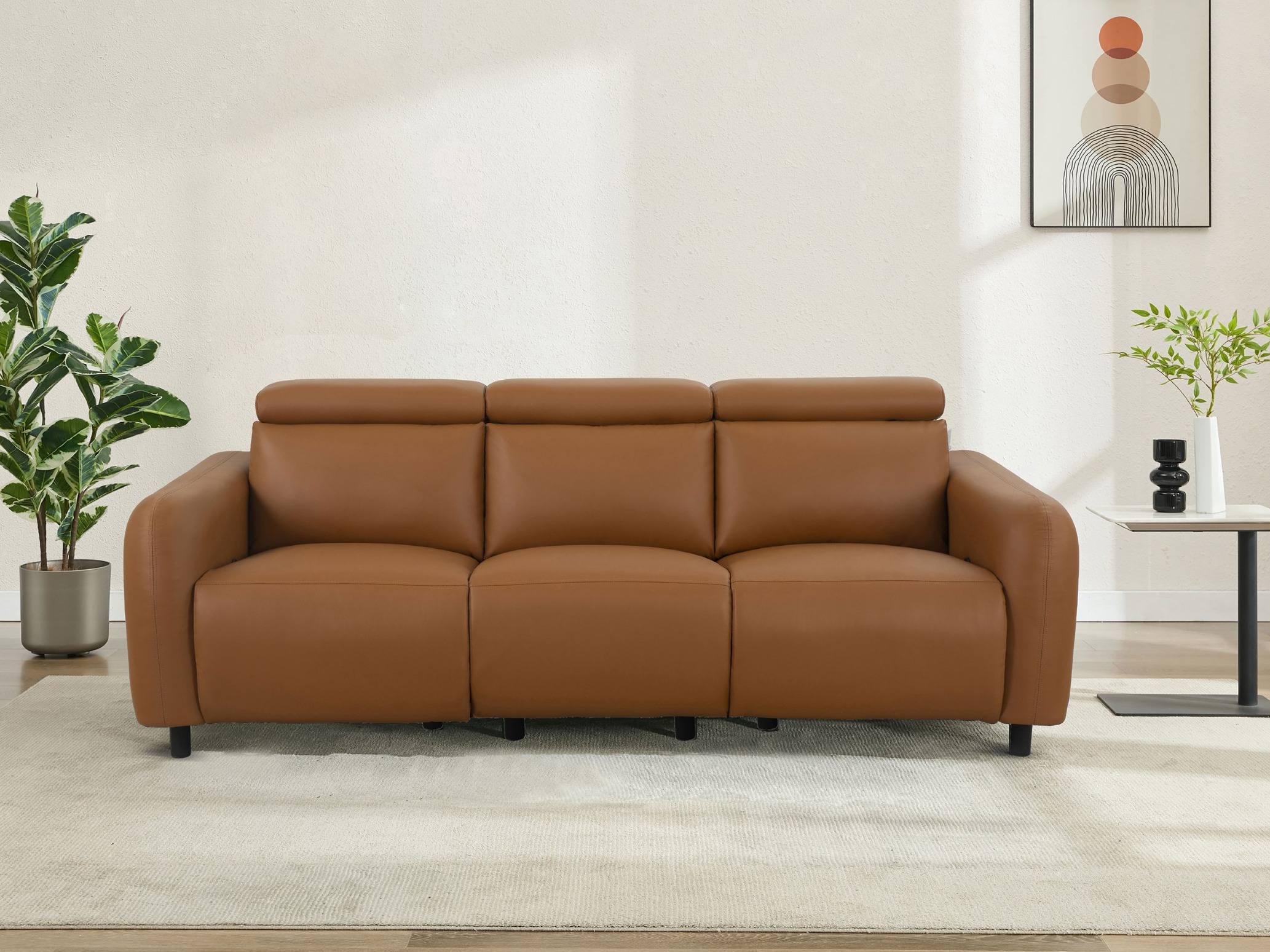 Canapea recliner Denton 1512 (Portocaliu)