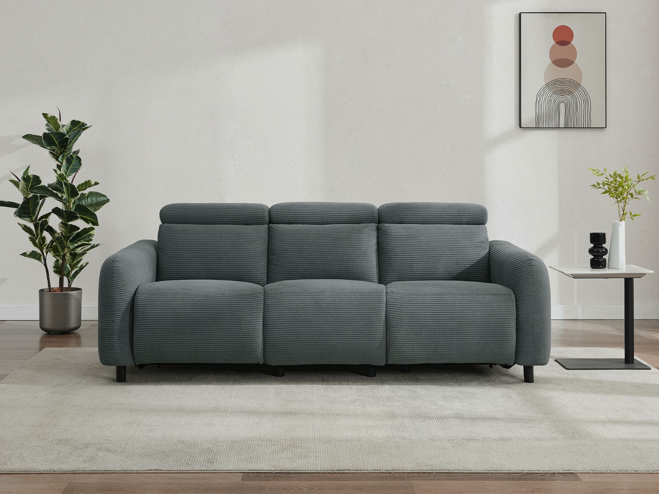 Canapea recliner Revbena 105 (Antracit)