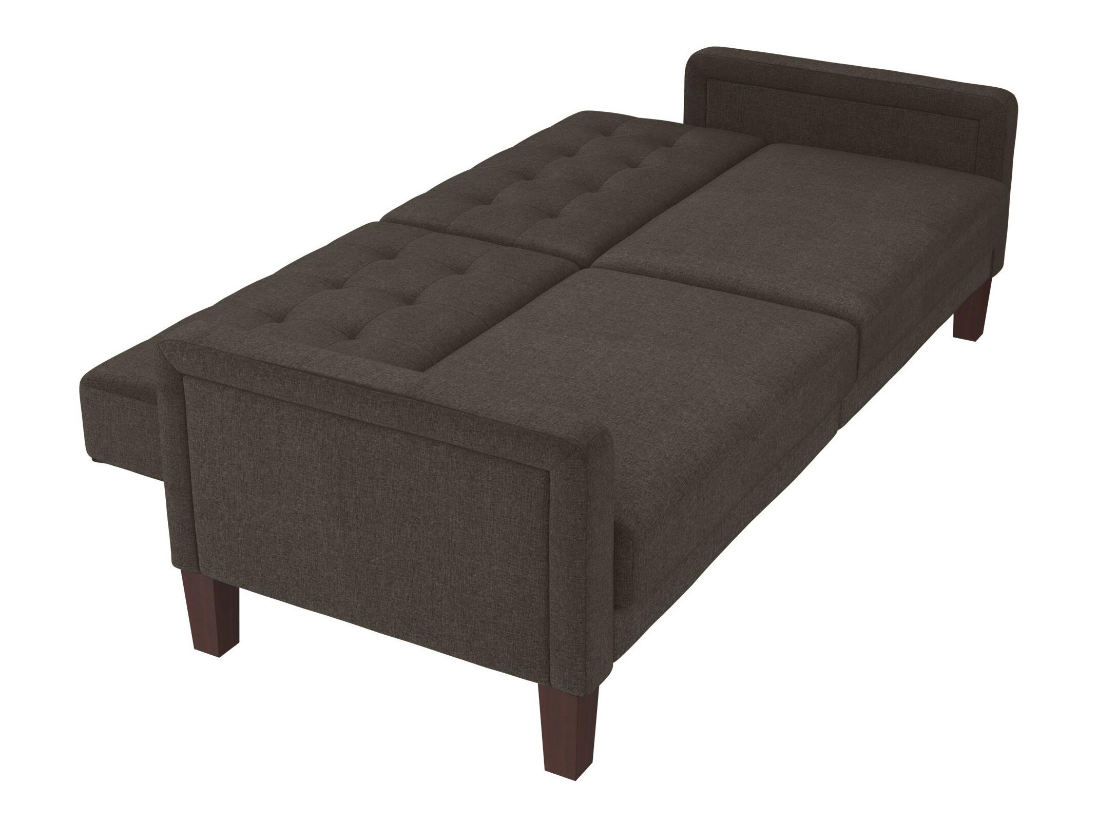 Canapea extensibilă Tulsa 128 (Gri inchis)