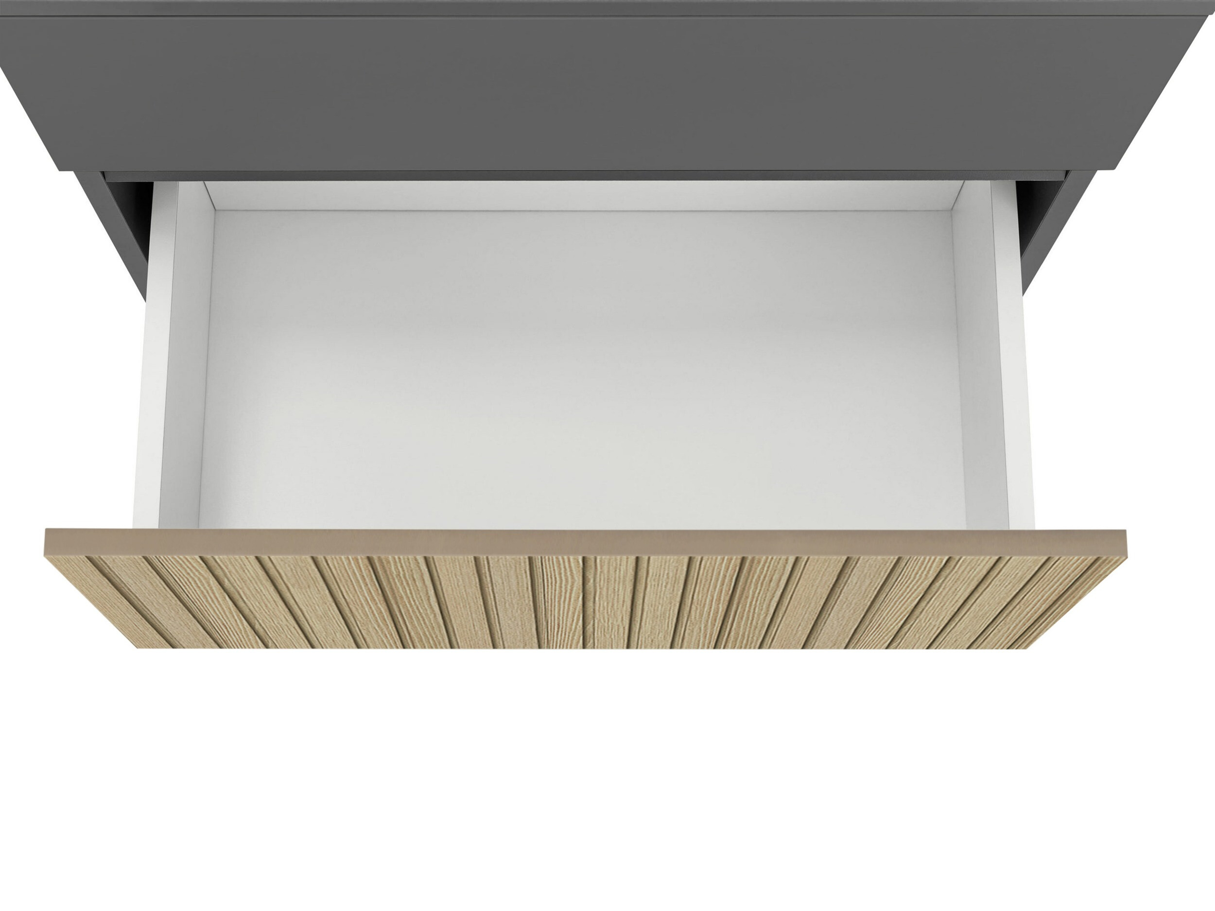 Mască de baie neancorată Soncamu 110 (Antracit + Stejar deschis)