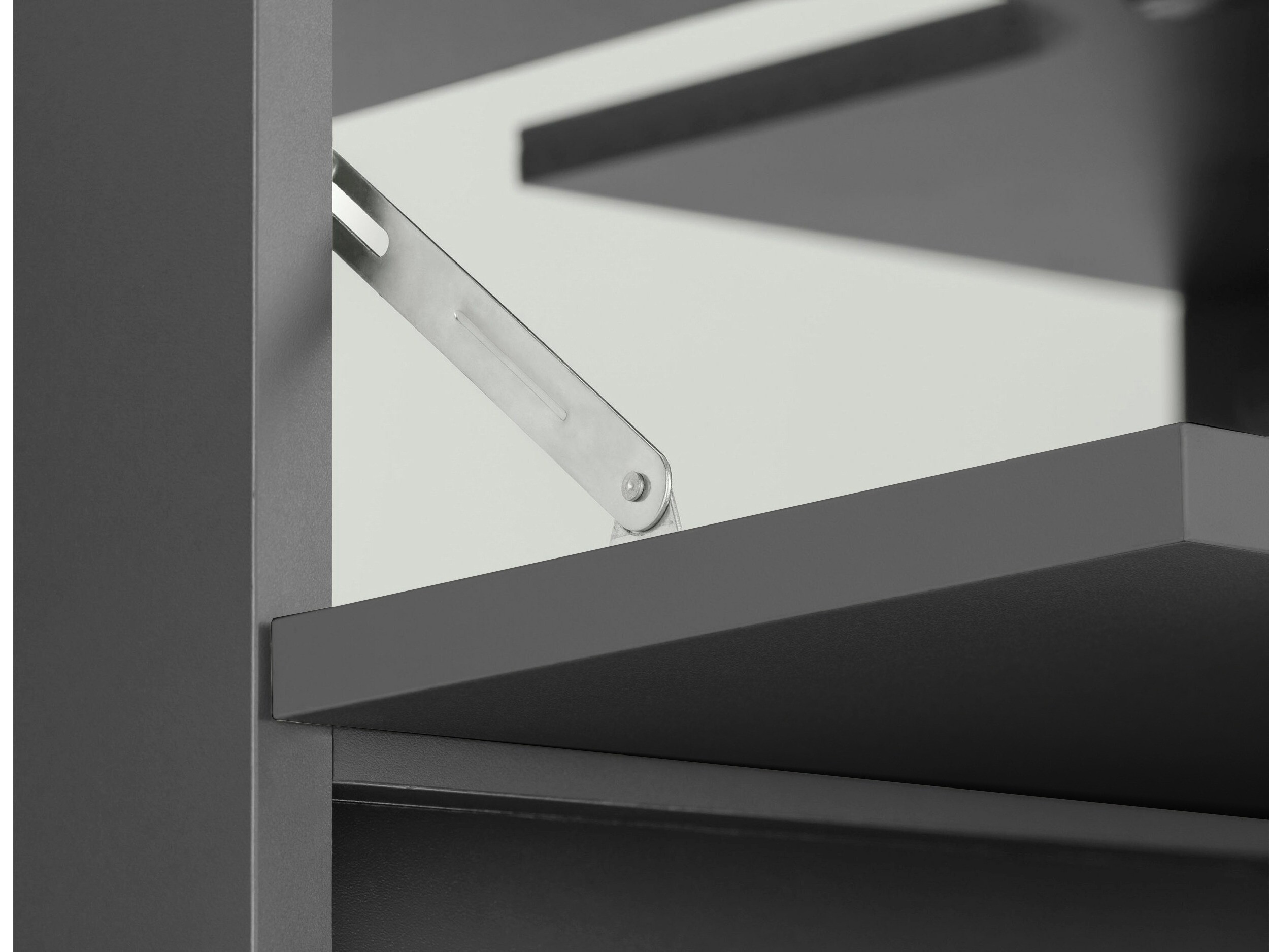 Mască de baie neancorată Soncamu 110 (Antracit + Stejar deschis)