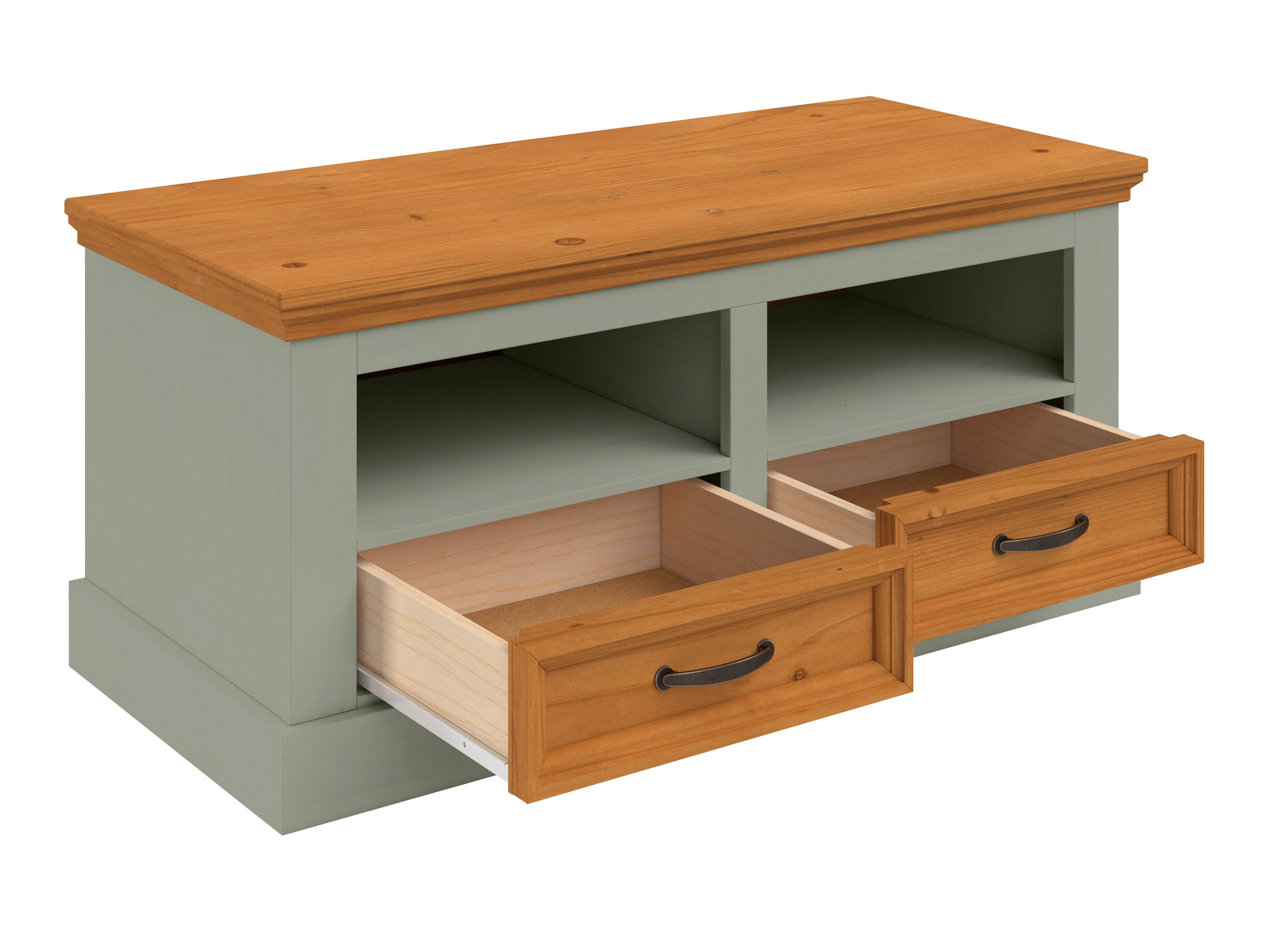 Comodă TV Tolelio 128 (Verde + Pin)