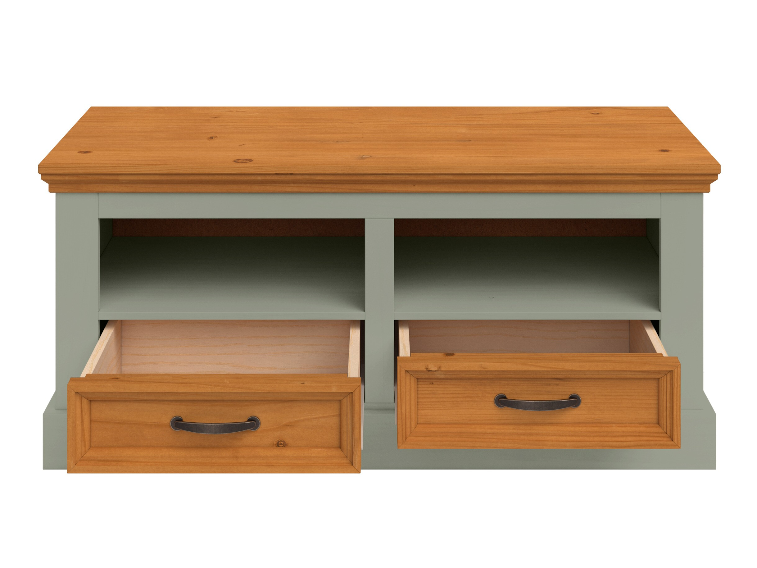 Comodă TV Tolelio 128 (Verde + Pin)