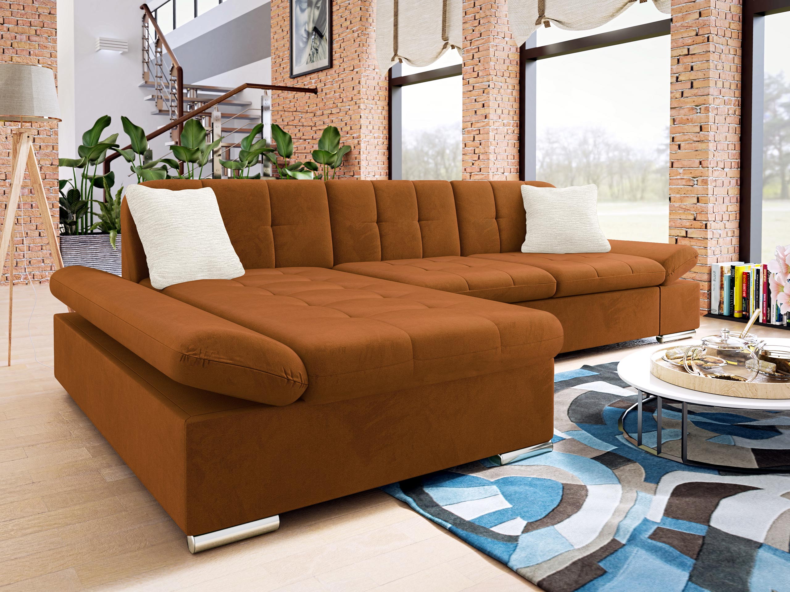 Colțar Comfivo Serenitas (Piano 21 + Mokka 03)