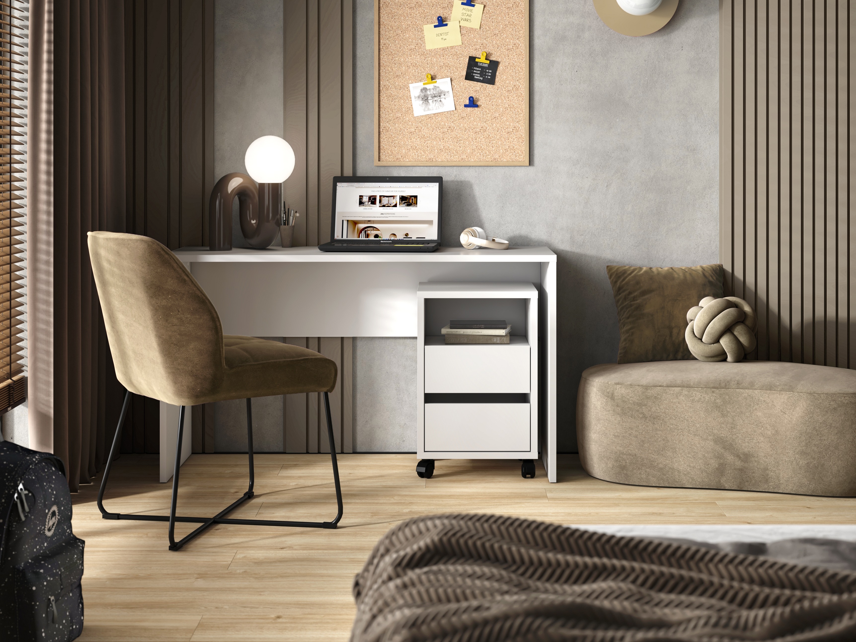 Birou Austin 347 (Alb)