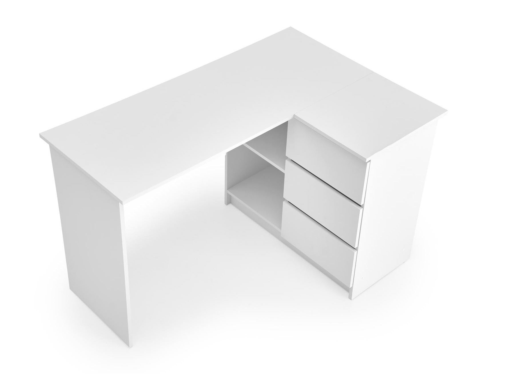 Birou de colt Houston 1950 (Alb)