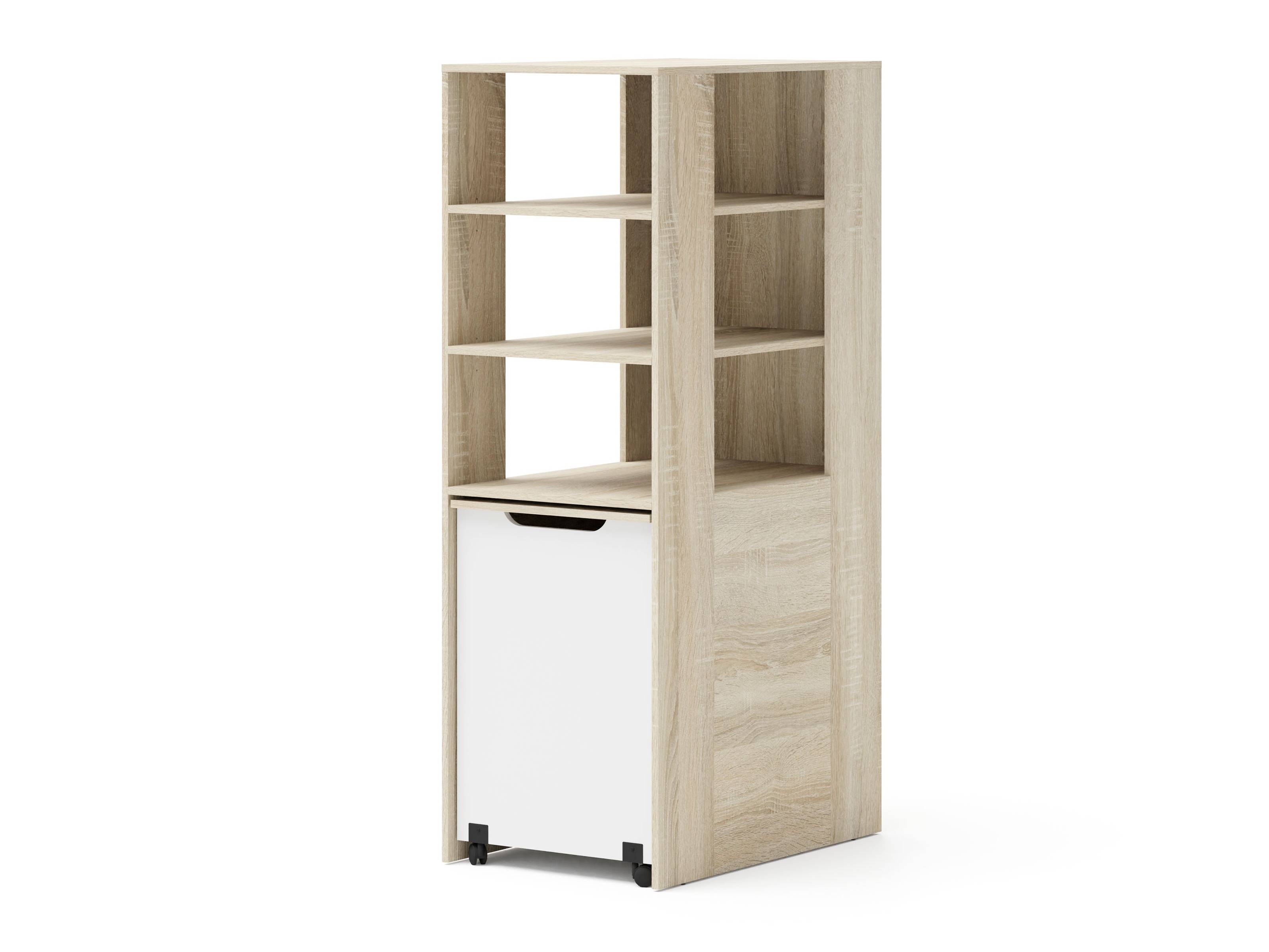 Birou Elitenu 100 (Stejar Sonoma + Alb)