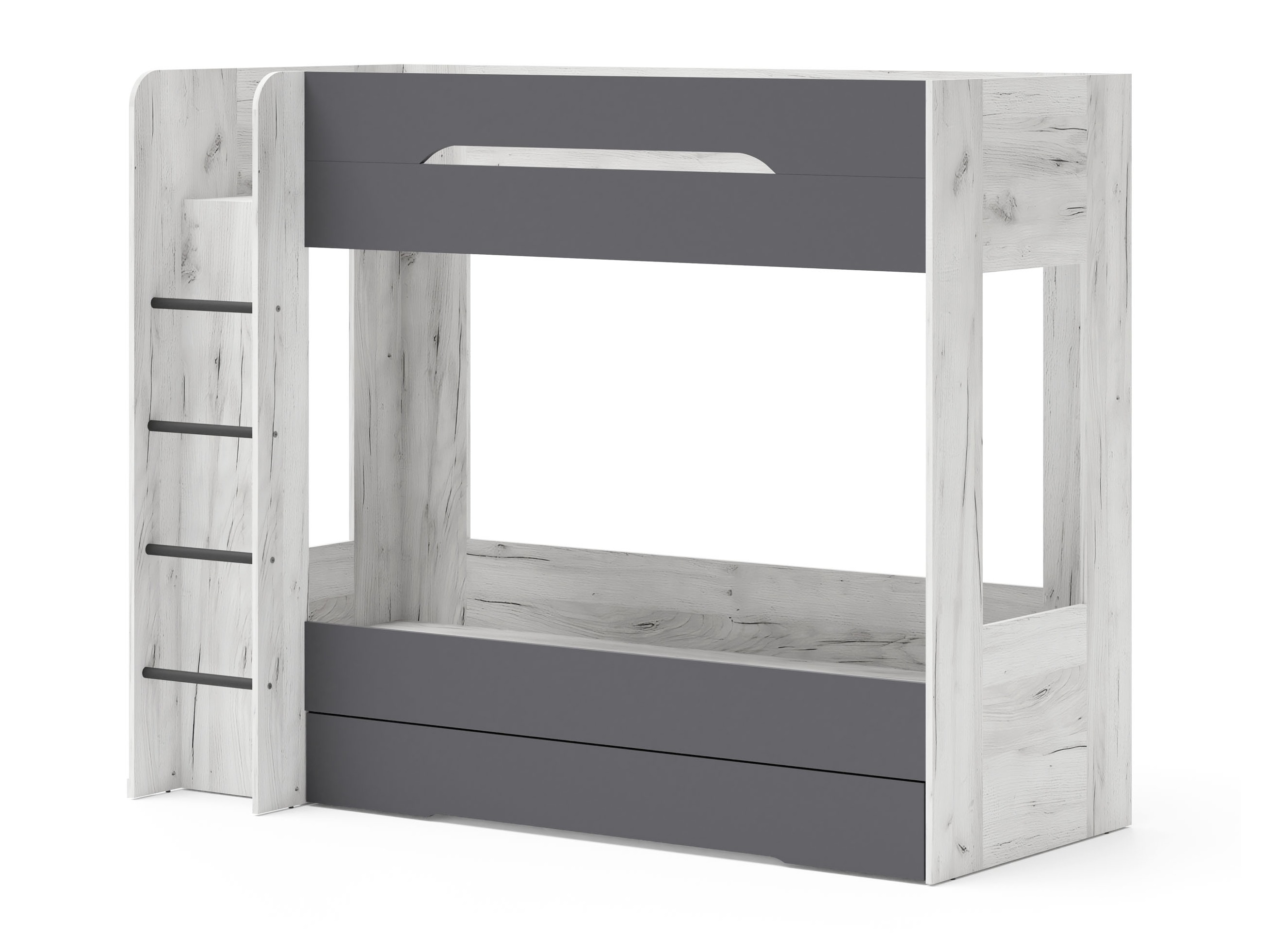 Pat supraetajat Elitenu 103 (Mestesug alb + Grafit)