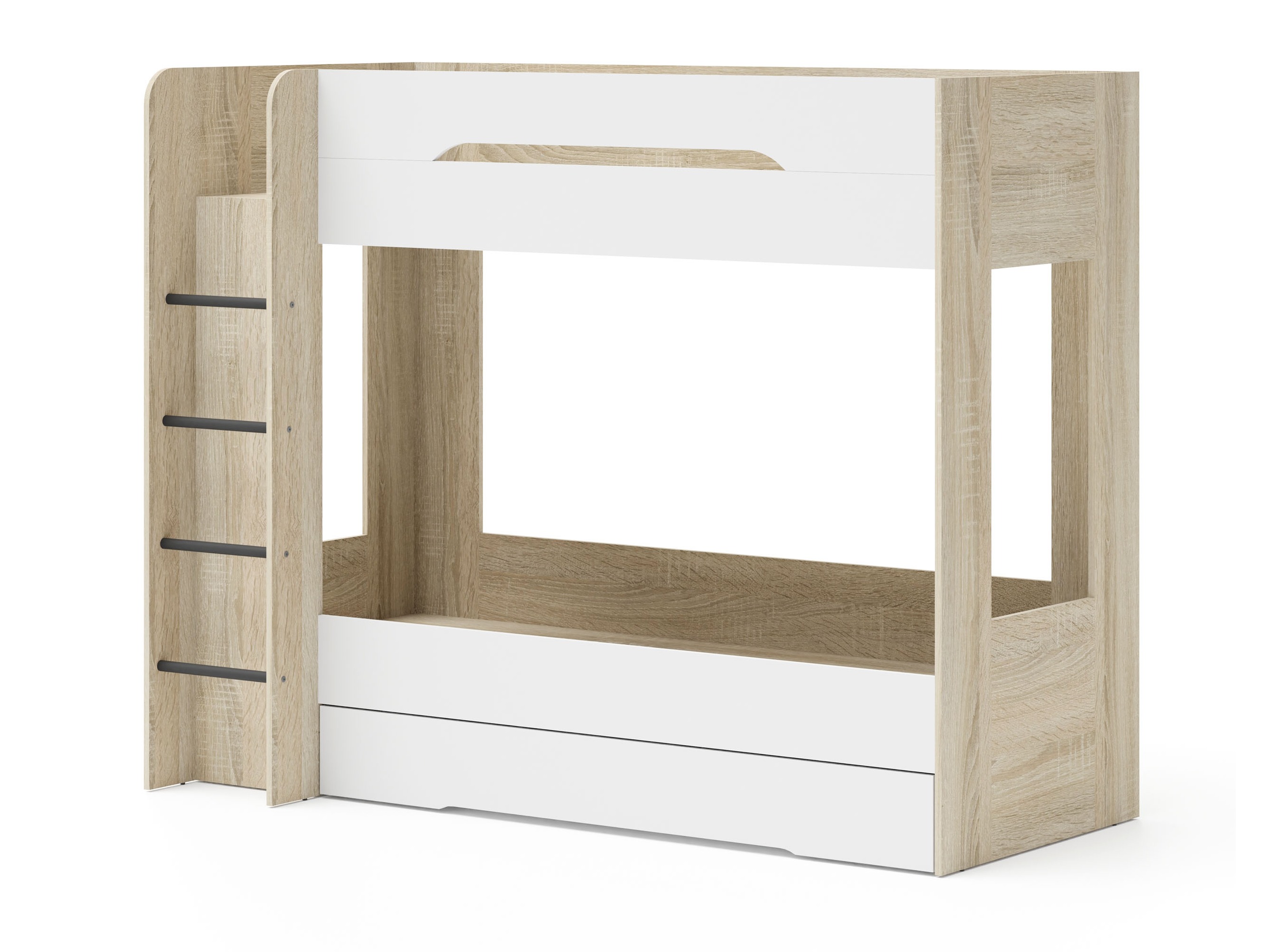 Pat supraetajat Elitenu 103 (Stejar Sonoma+ Alb)