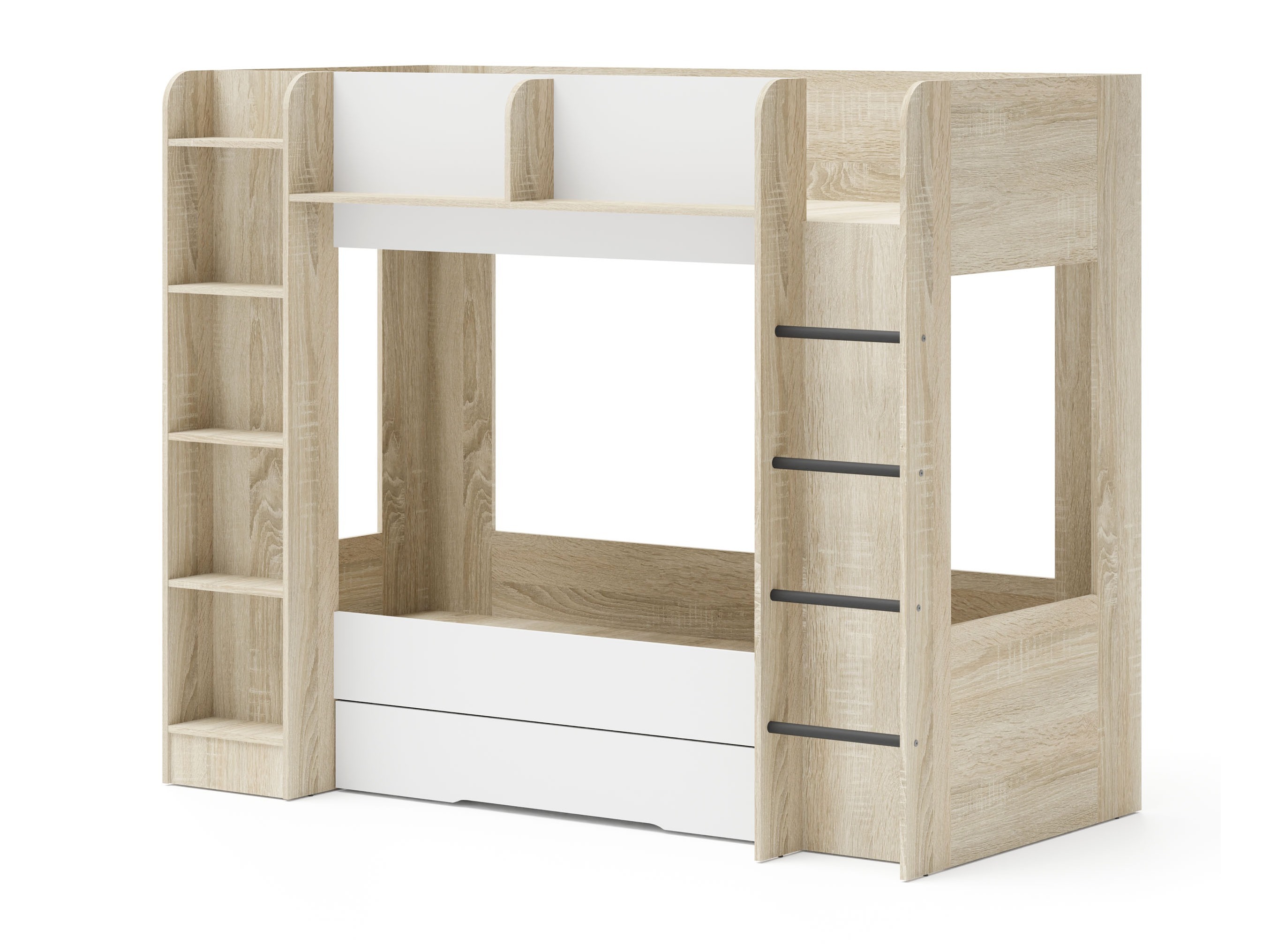 Set de camera copii Elitenu 104 (Stejar Sonoma + Alb)