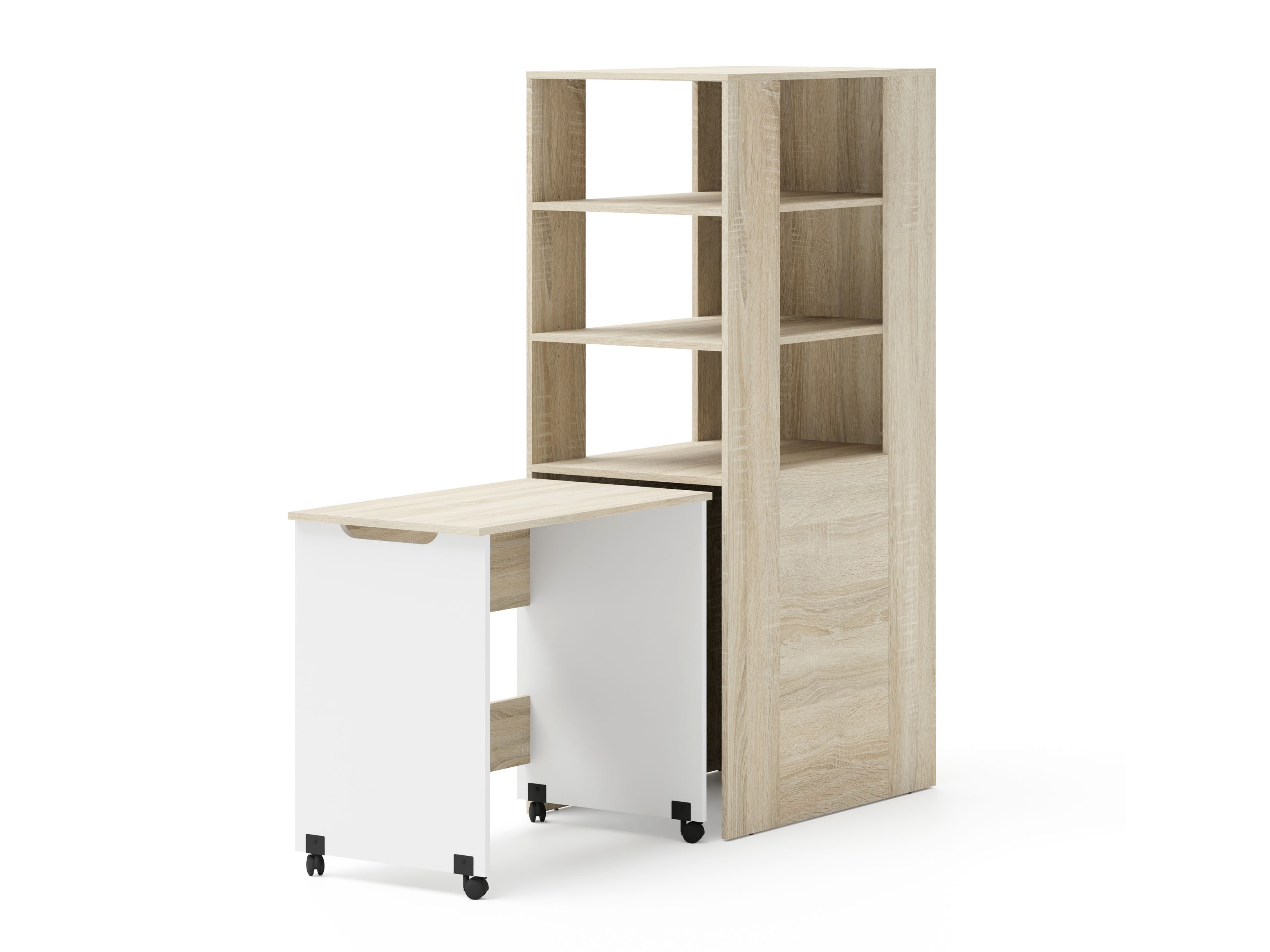 Set de camera copii Elitenu 105 (Stejar Sonoma + Alb)