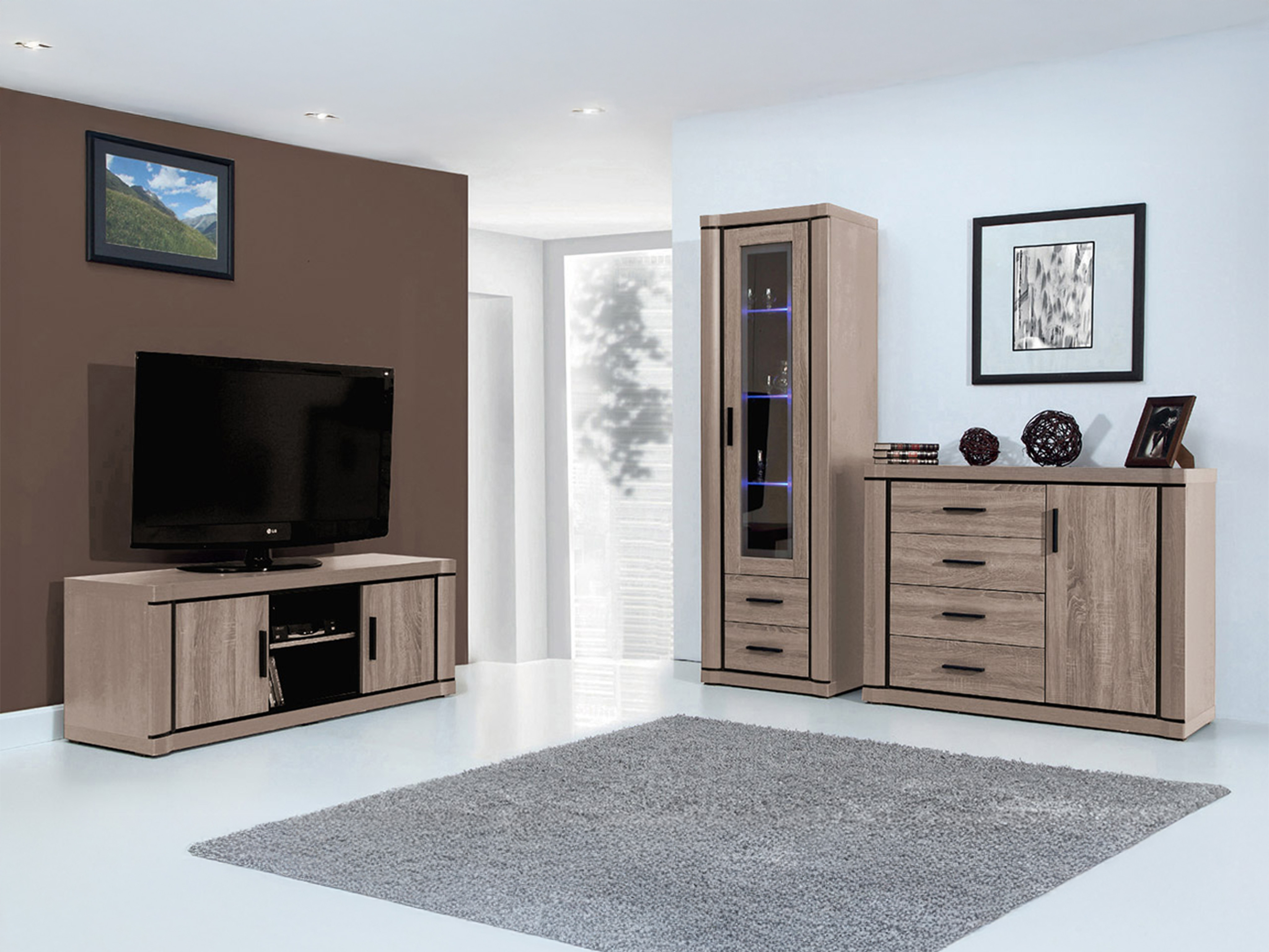 Set de living Lorelie 122 (Trufa stejar)