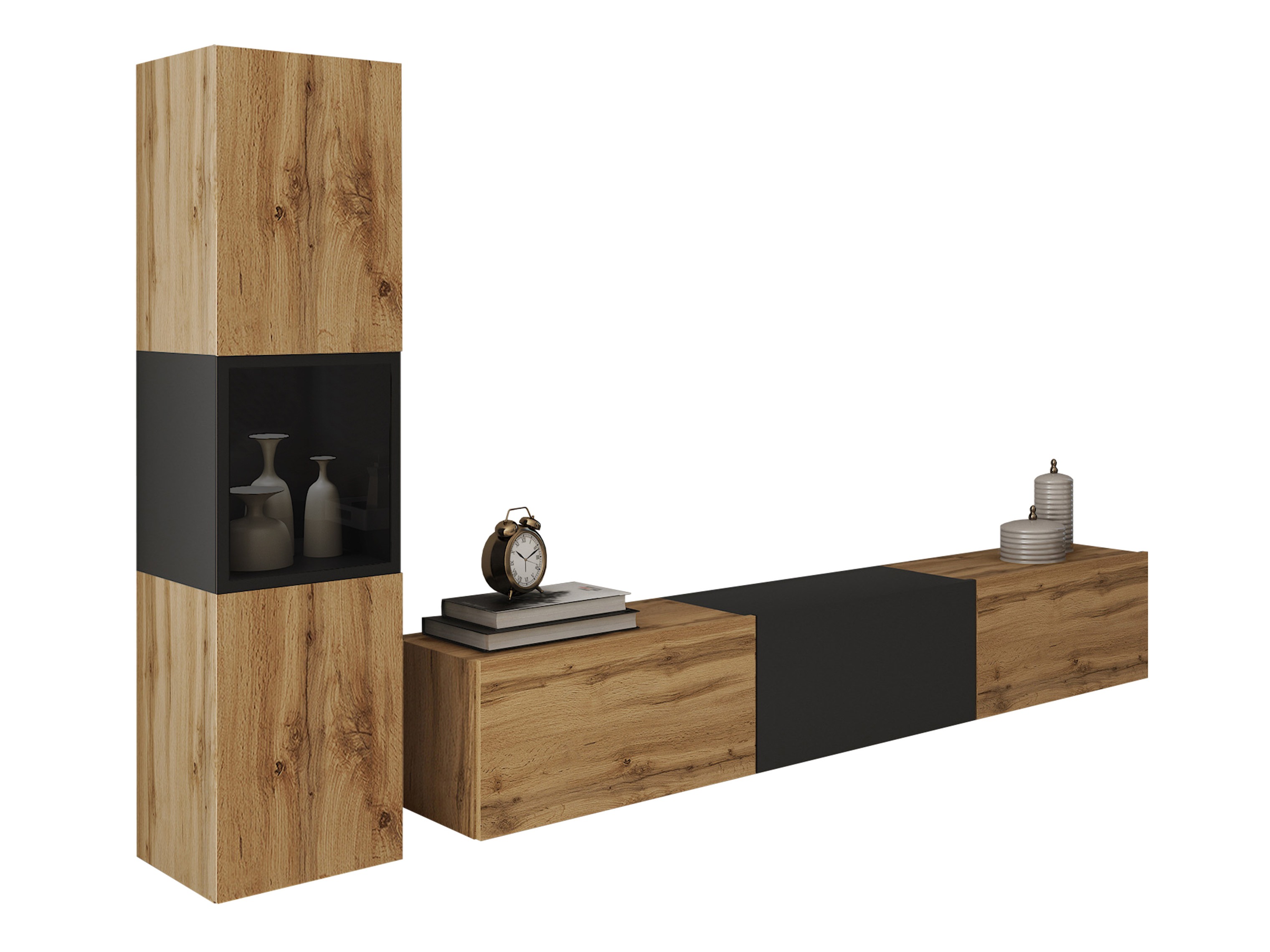 Set de living Sarasota 192 (Stejar Wotan + Grafit)