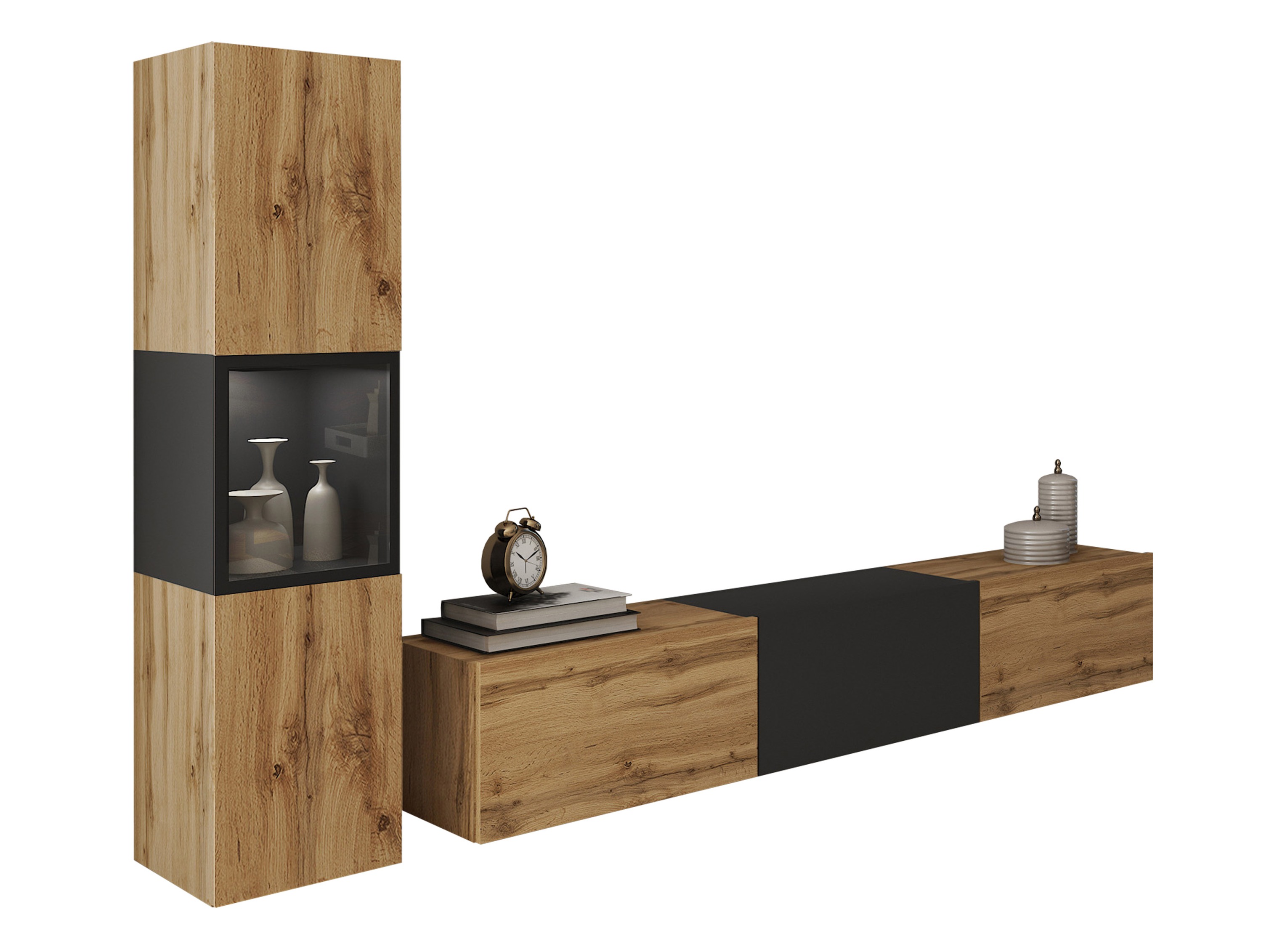 Set de living Sarasota 192 (Stejar Wotan + Grafit)