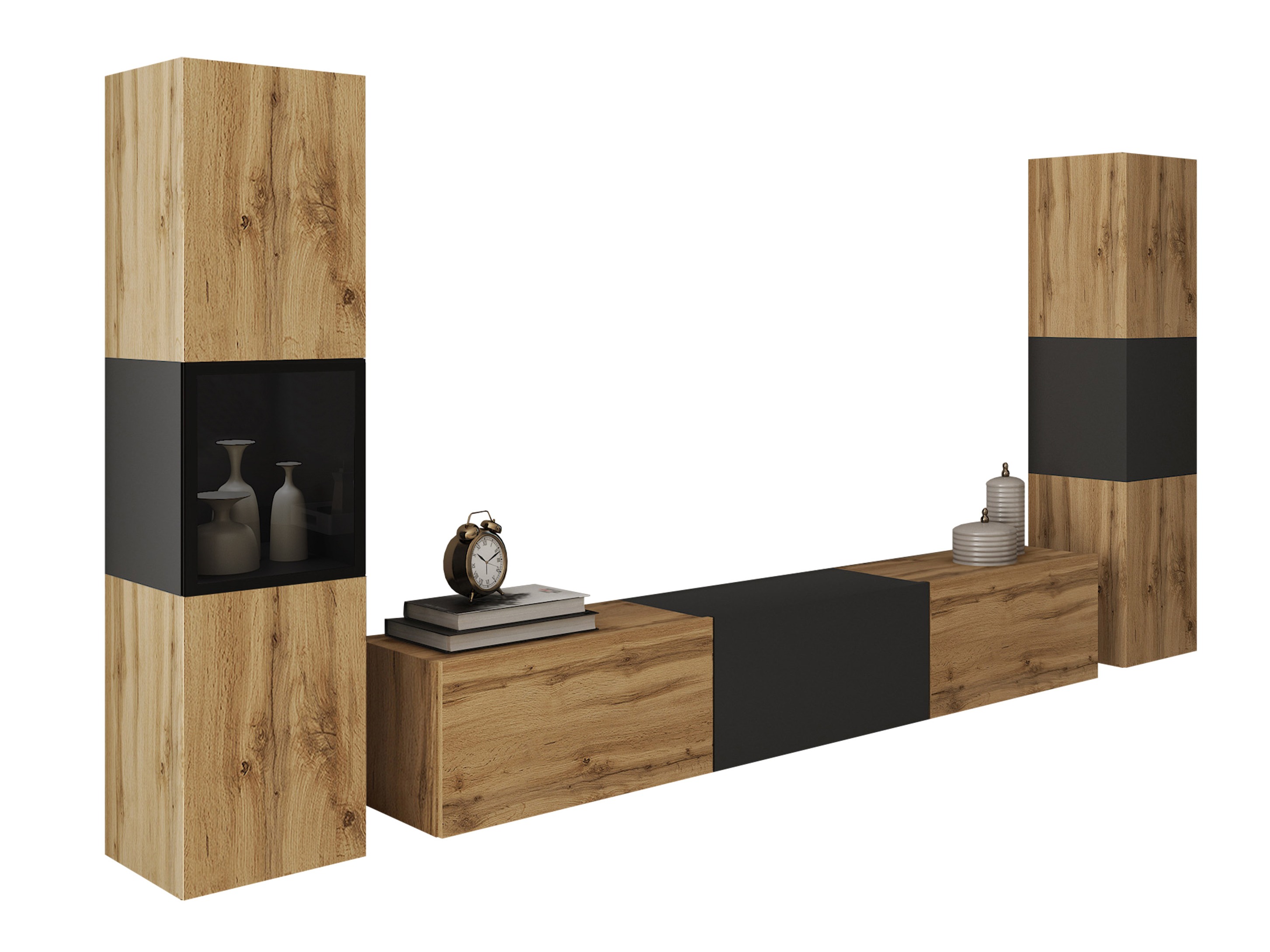 Set de living Sarasota 193 (Stejar Wotan + Grafit)