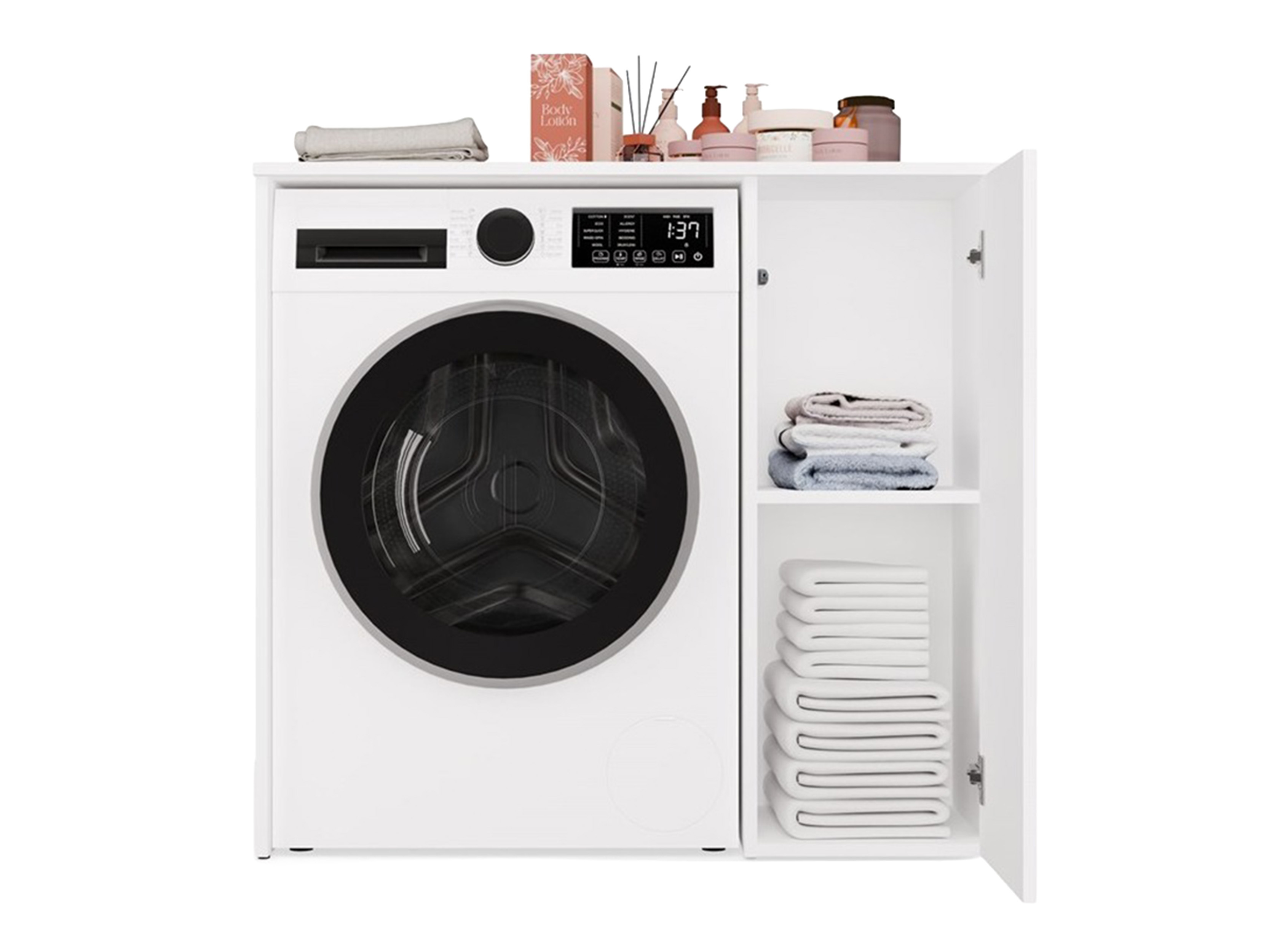 Cabinet de baie neancorat Balelbo 114 (Alb)