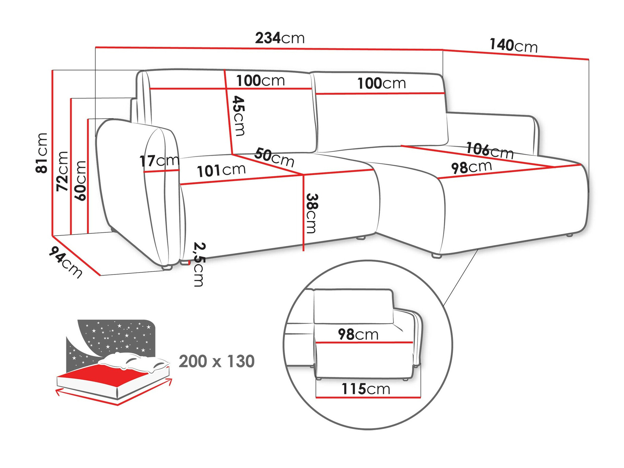 Colțar SR10262 cu ambalaj deteriorat