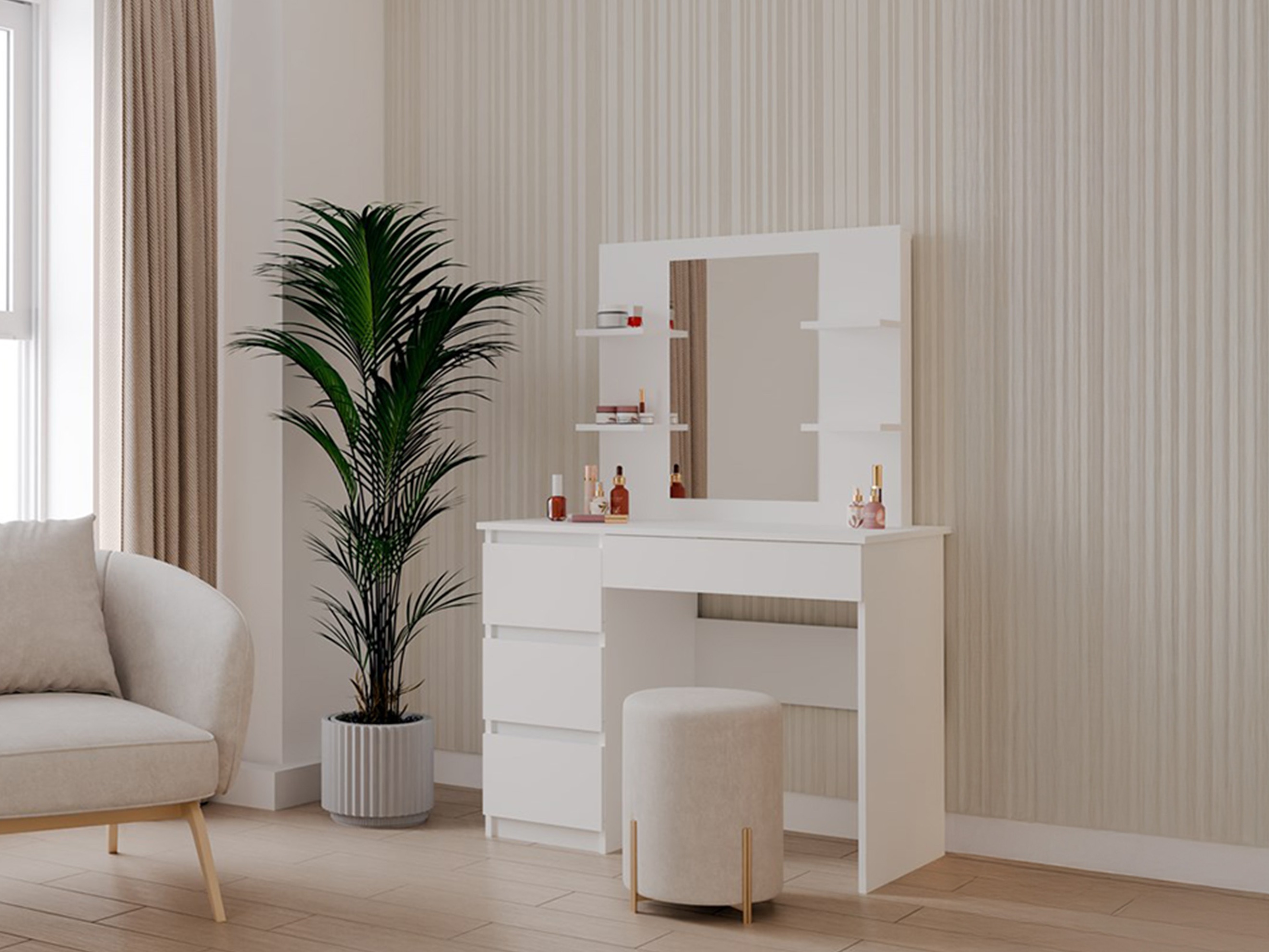 Măsuță de machiaj Mandeville 351 (Stânga)