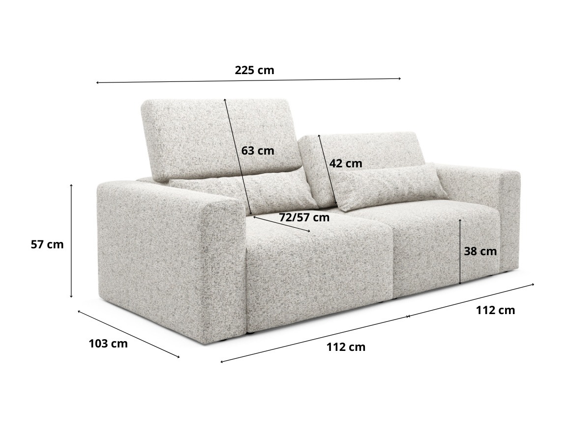 Canapea modulară Virorle 104 (Puente 52)