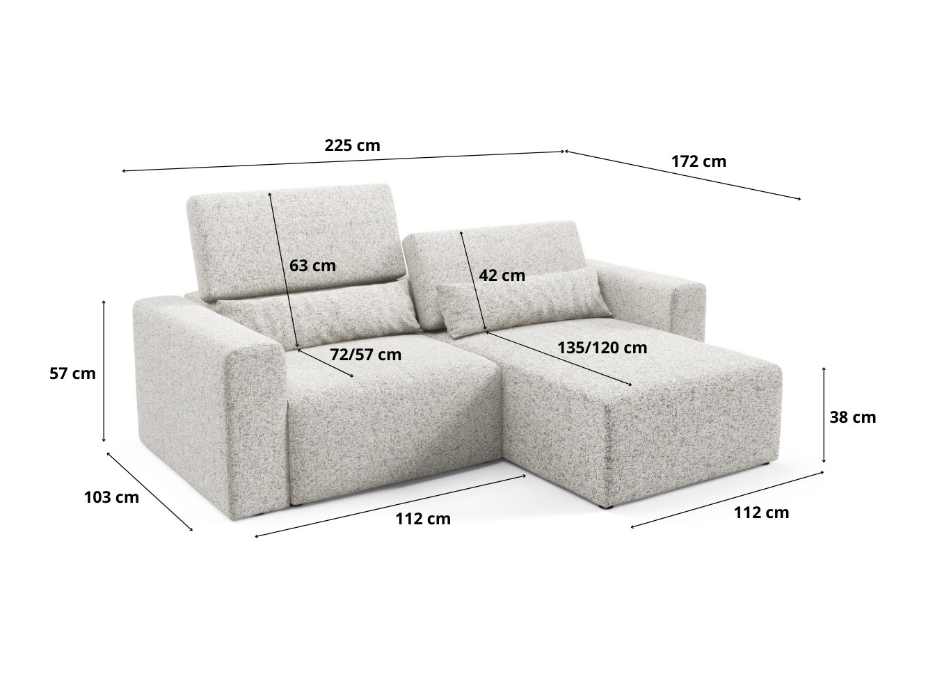 Colțar modular Virorle 105 (Puente 06)