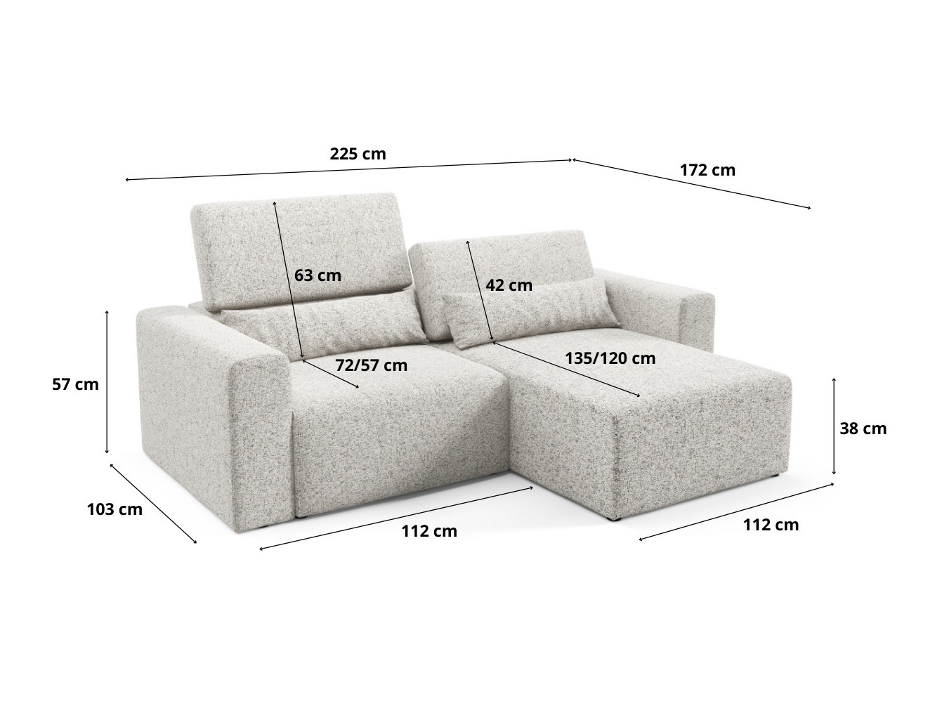 Colțar modular Virorle 105 (Puente 11)