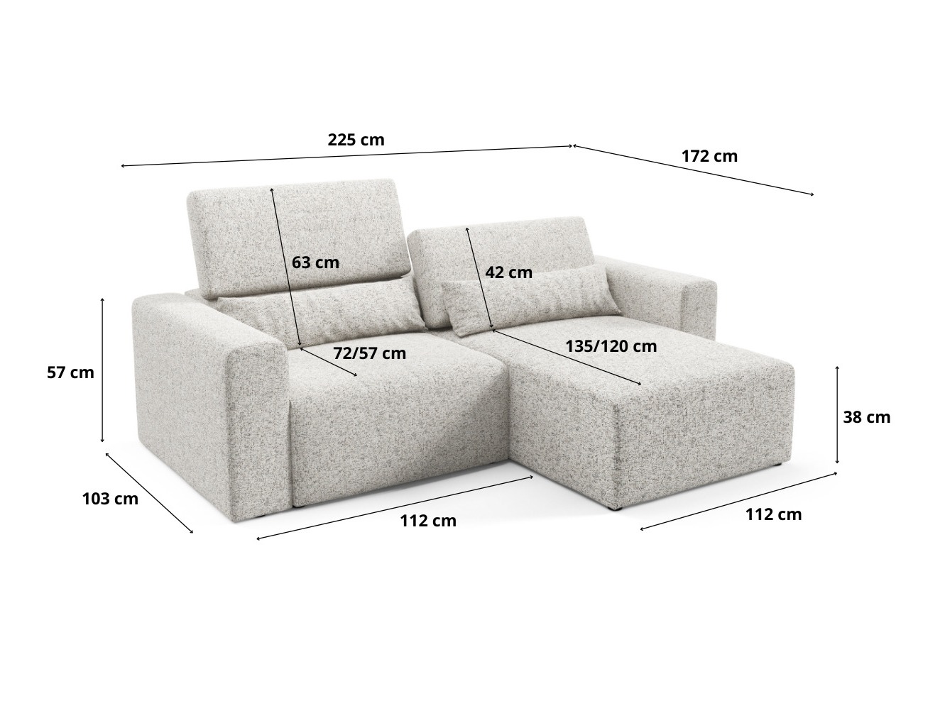Colțar modular Virorle 105 (Puente 52)