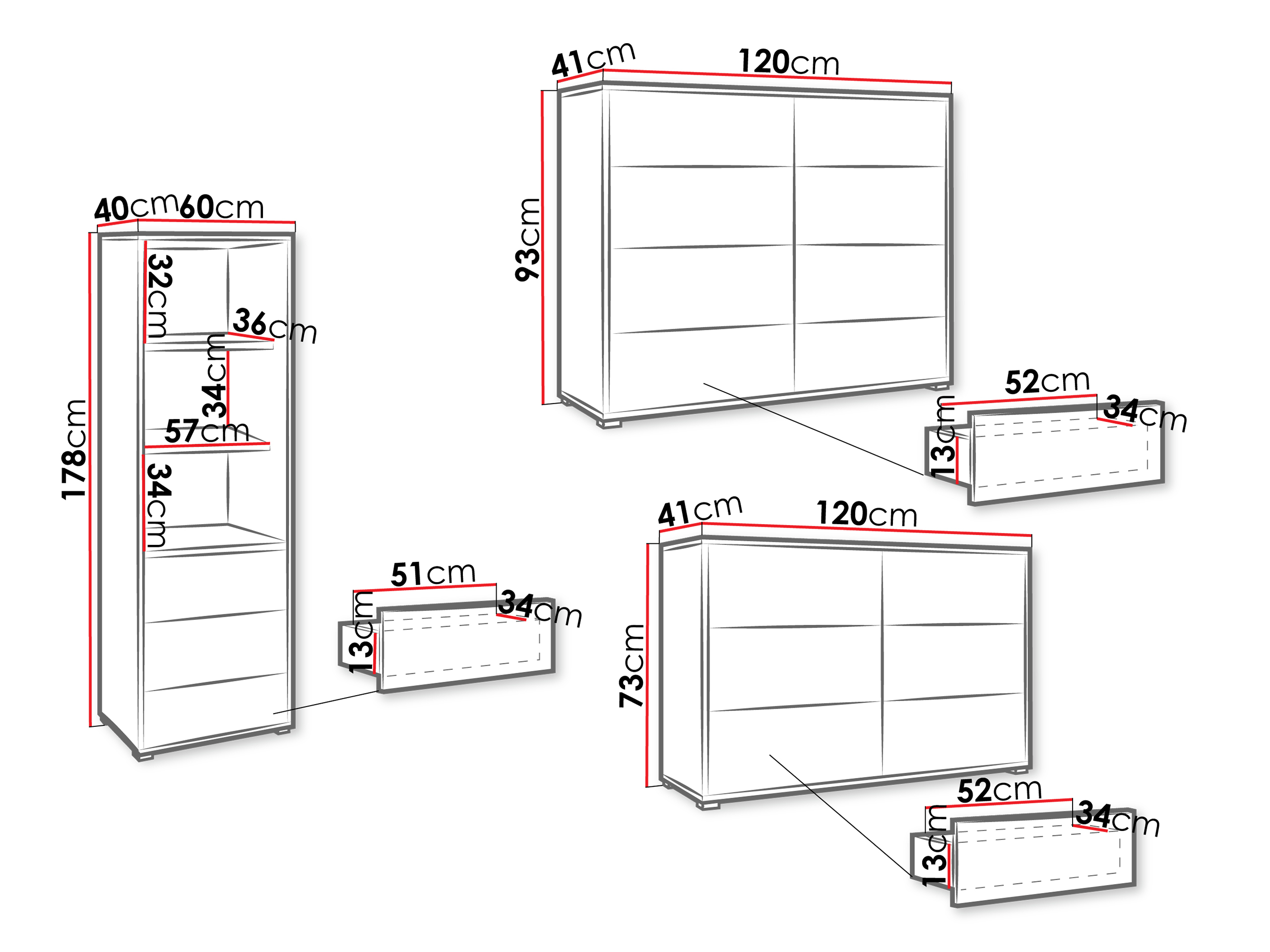 Set camera de zi Comfivo Fersoe 107 (Alb)