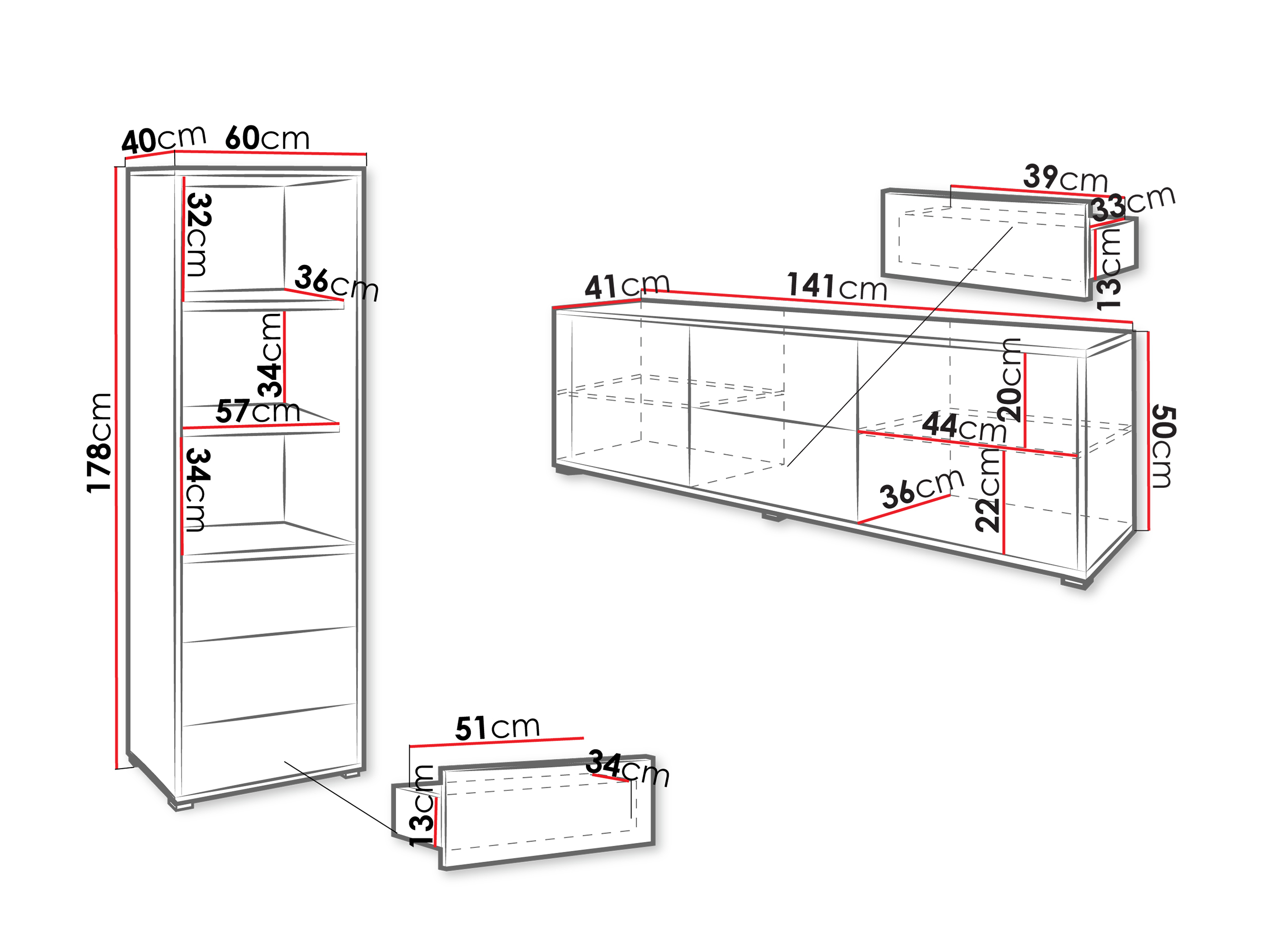Set camera de zi Comfivo Fersoe 111 (Alb)