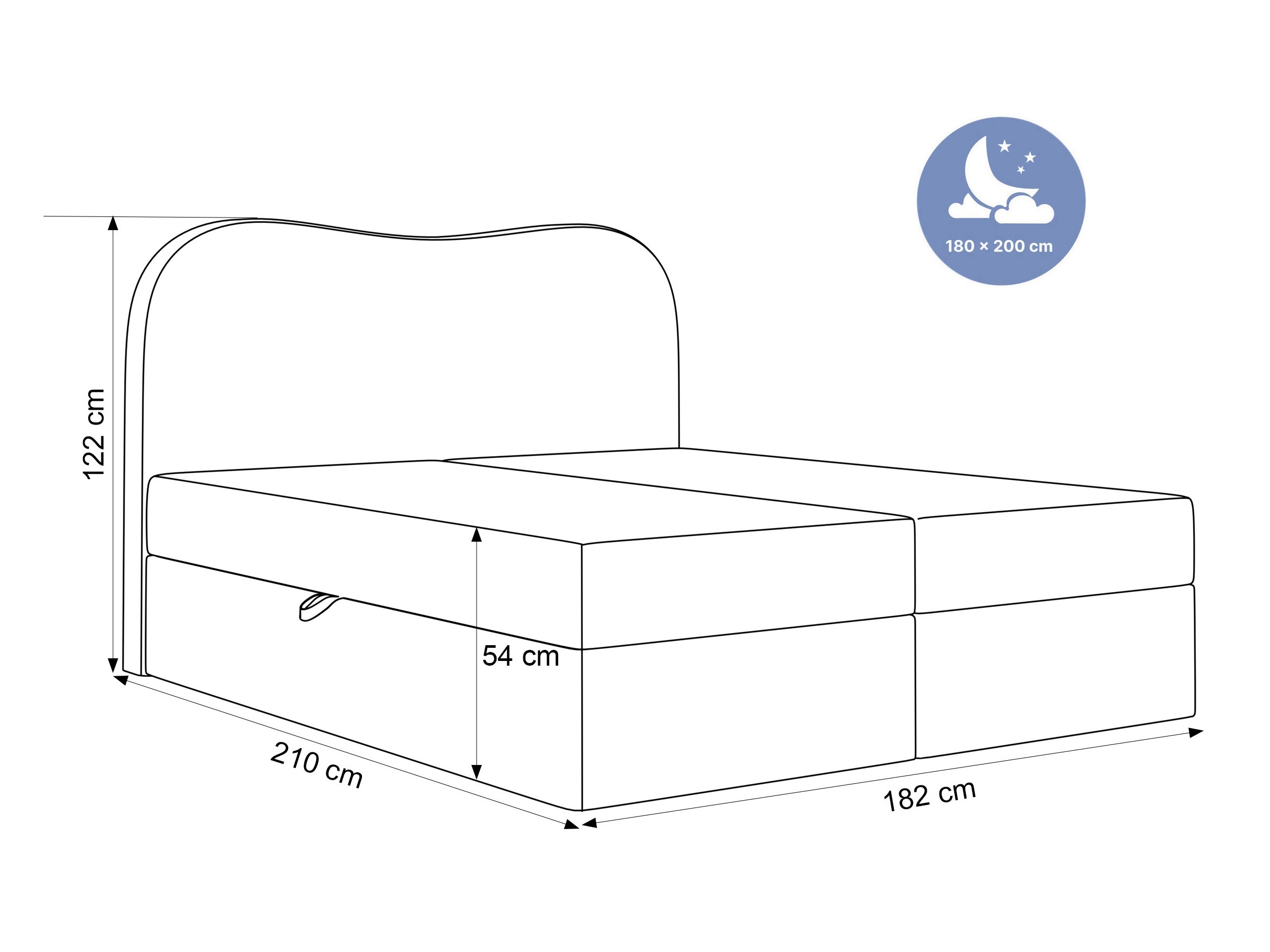 Pat boxspring Hesperia 117 (Wind 05)
