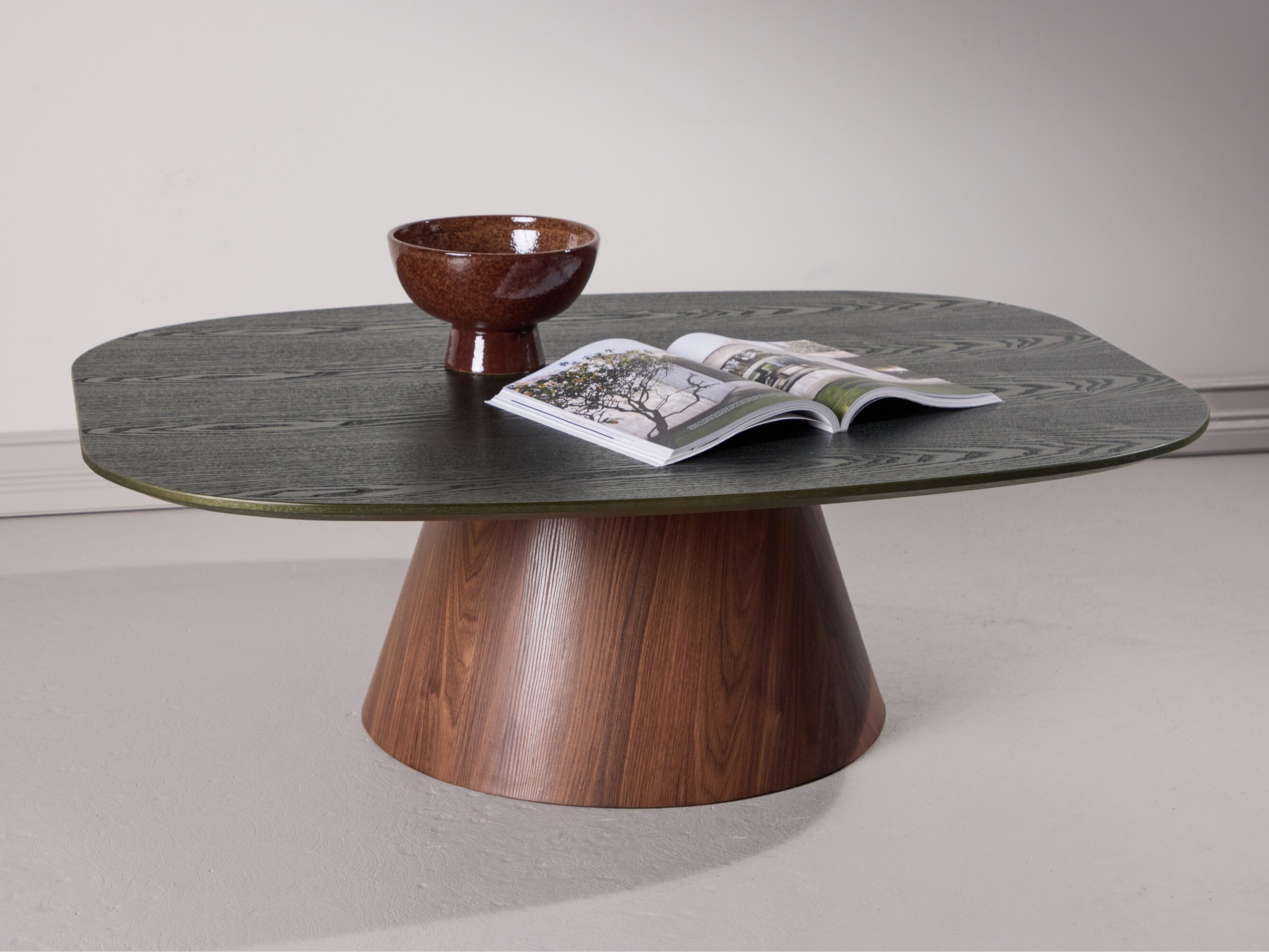 Măsuță de cafea Dallas 4976 (Verde închis + Maro)