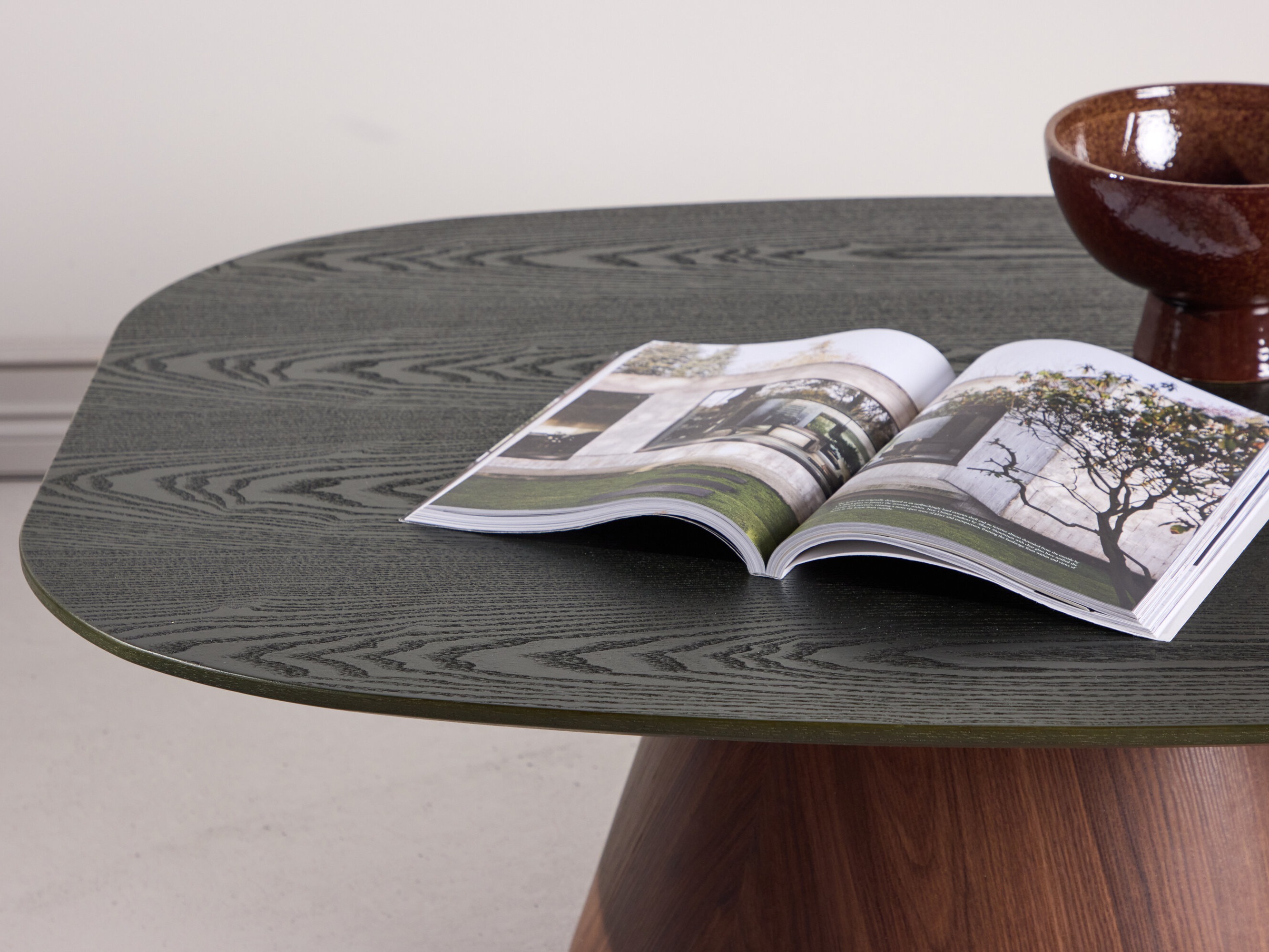 Măsuță de cafea Dallas 4976 (Verde închis + Maro)