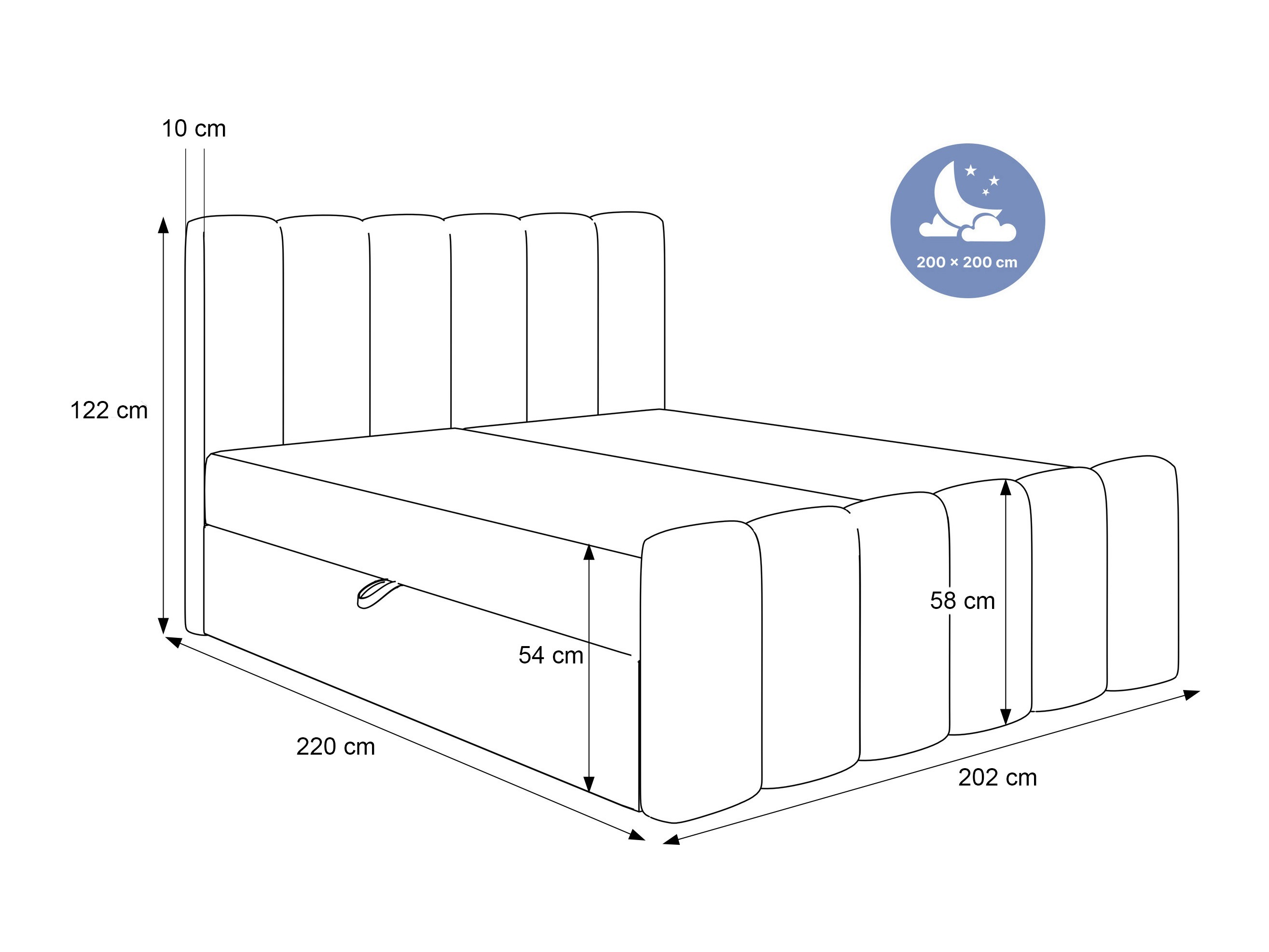 Pat boxspring Hesperia 118 (Abriamo 04)