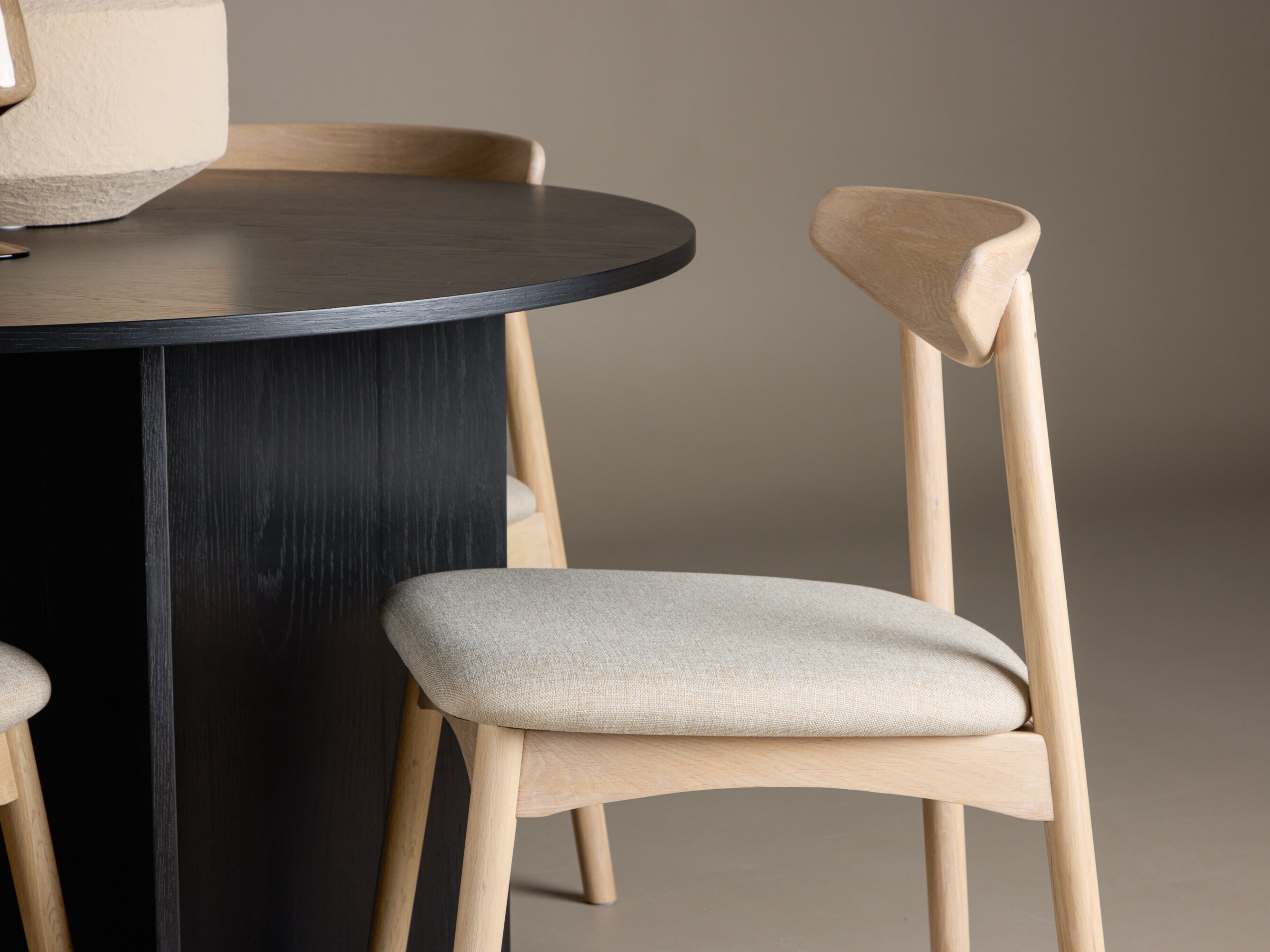 Set de dining Dallas 4986 (Negru)
